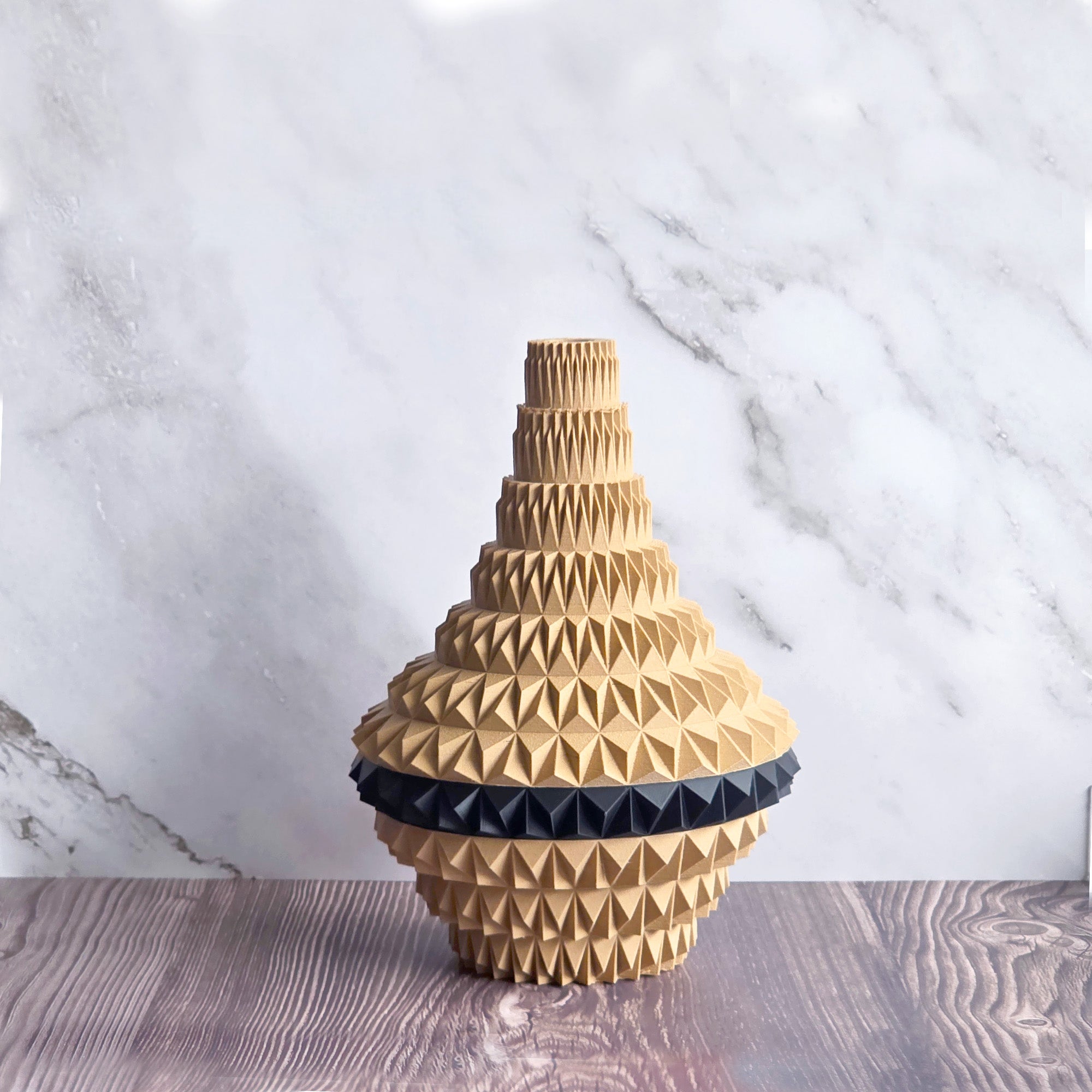 Puti - Custom Modern Geometric 3D Printed Decor Vessel