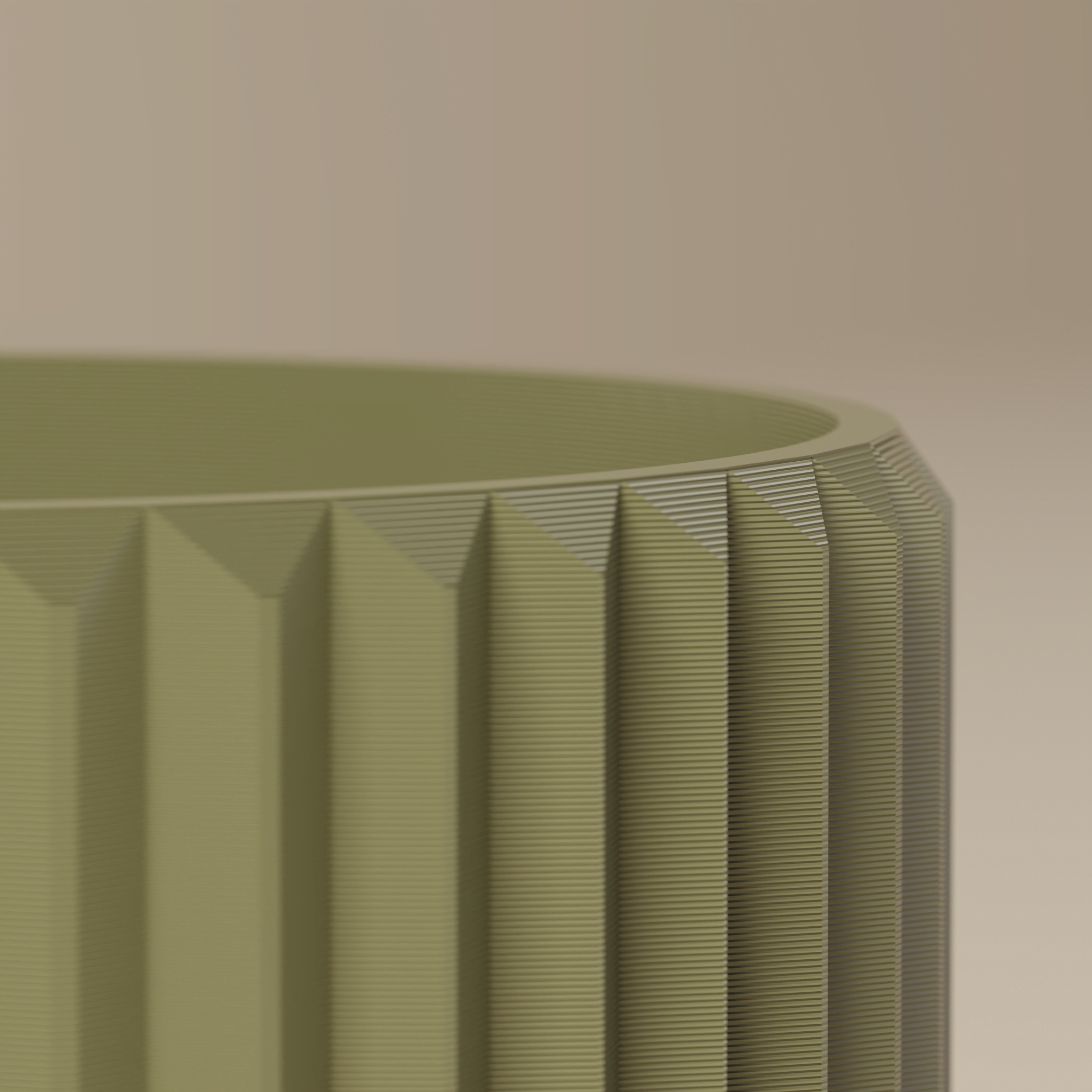 Merry - Ribbed Modern Planter