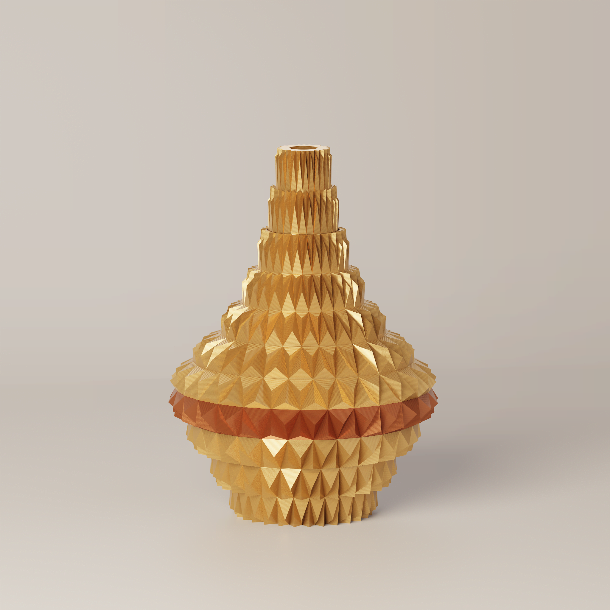 Puti - Custom Modern Geometric 3D Printed Decor Vessel