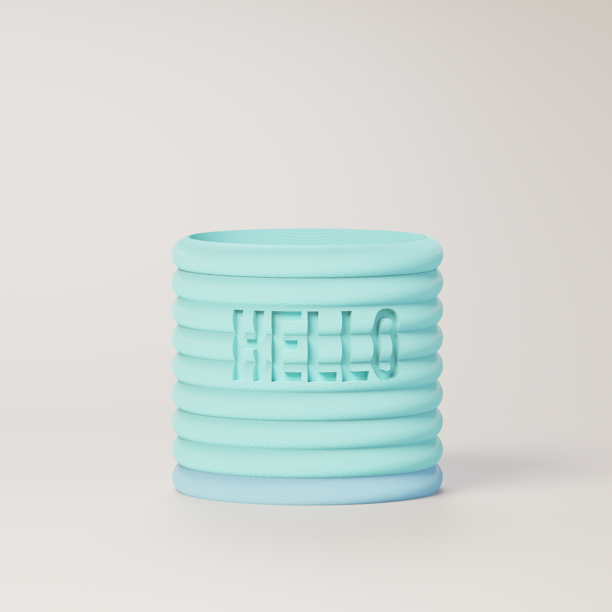 Donna - Custom Text Engraving Planter with Pastel Colors