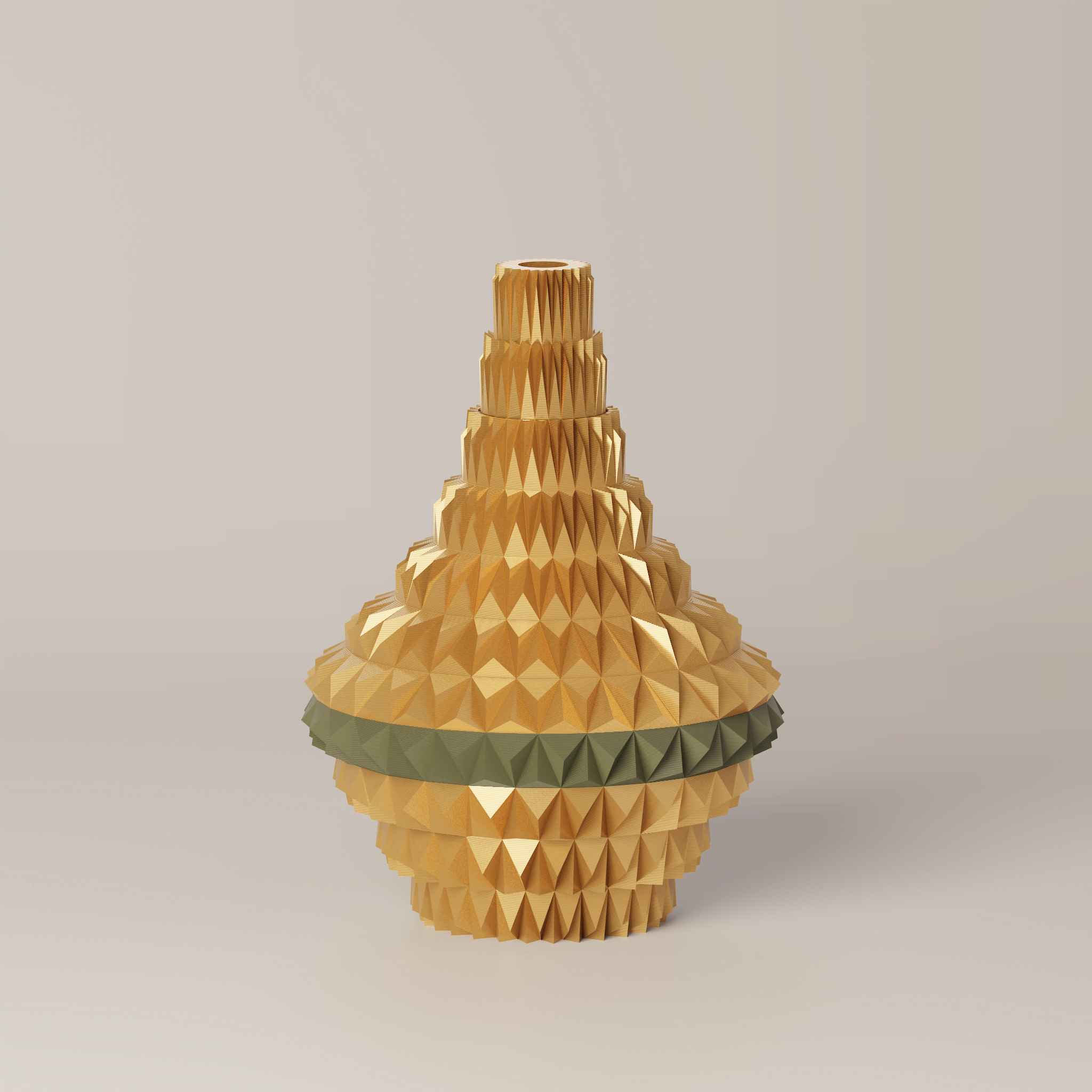 Puti - Custom Modern Geometric 3D Printed Decor Vessel