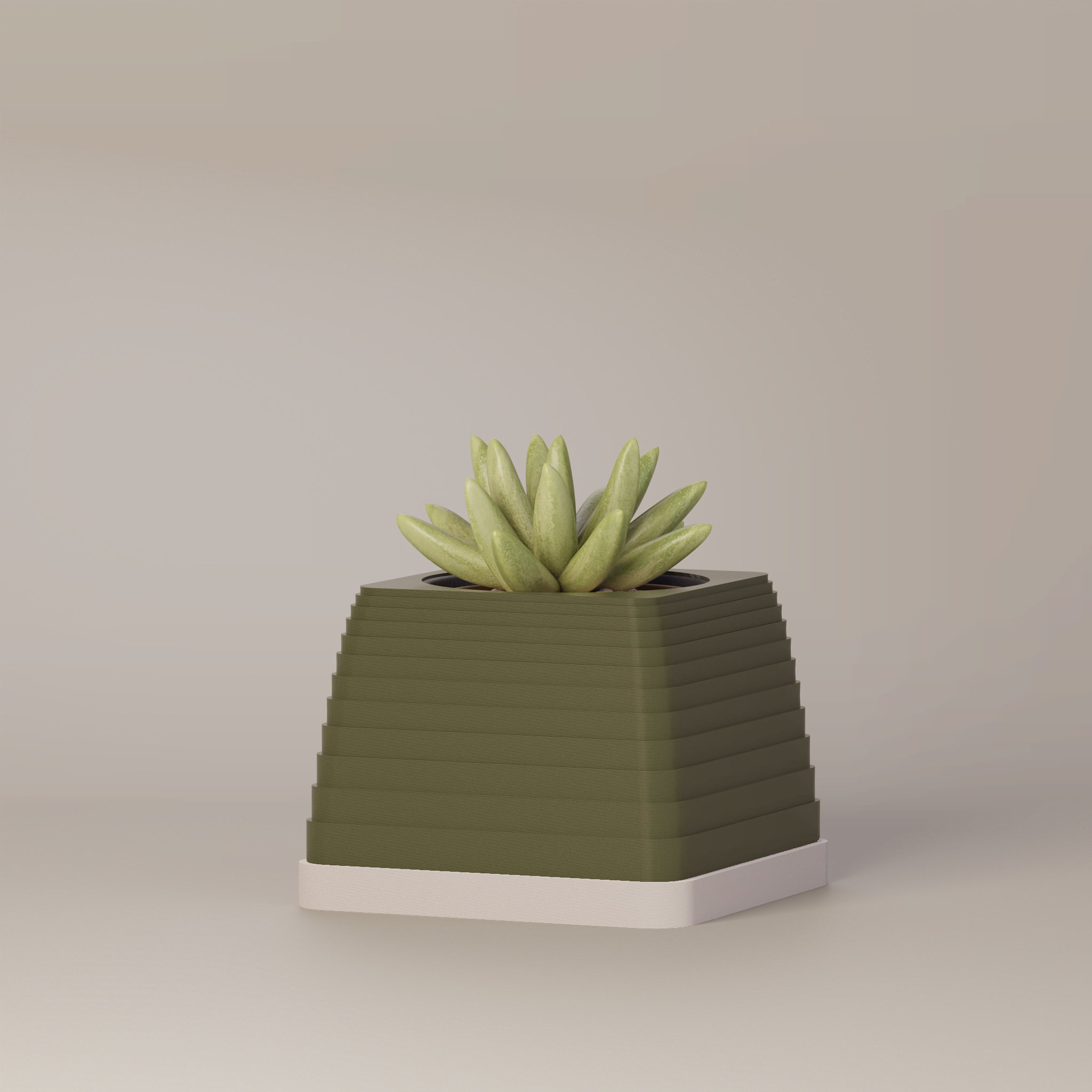 Suba - Architectural 3D Printed Planter