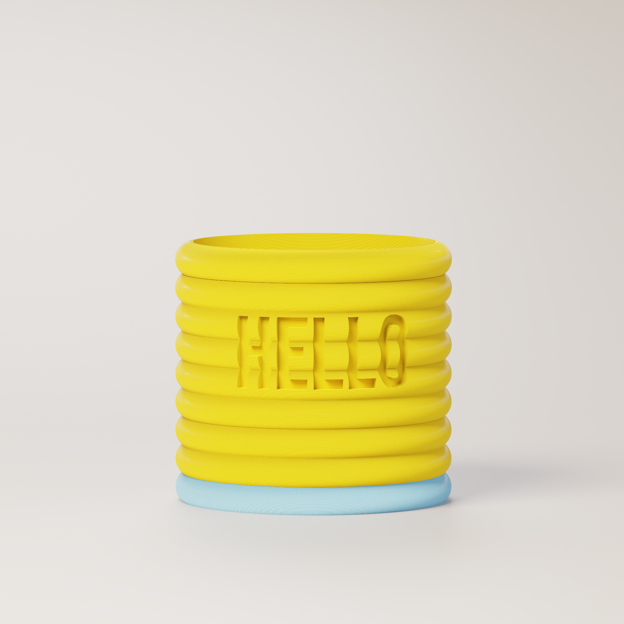 Donna - Custom Text Engraving Planter with Pastel Colors