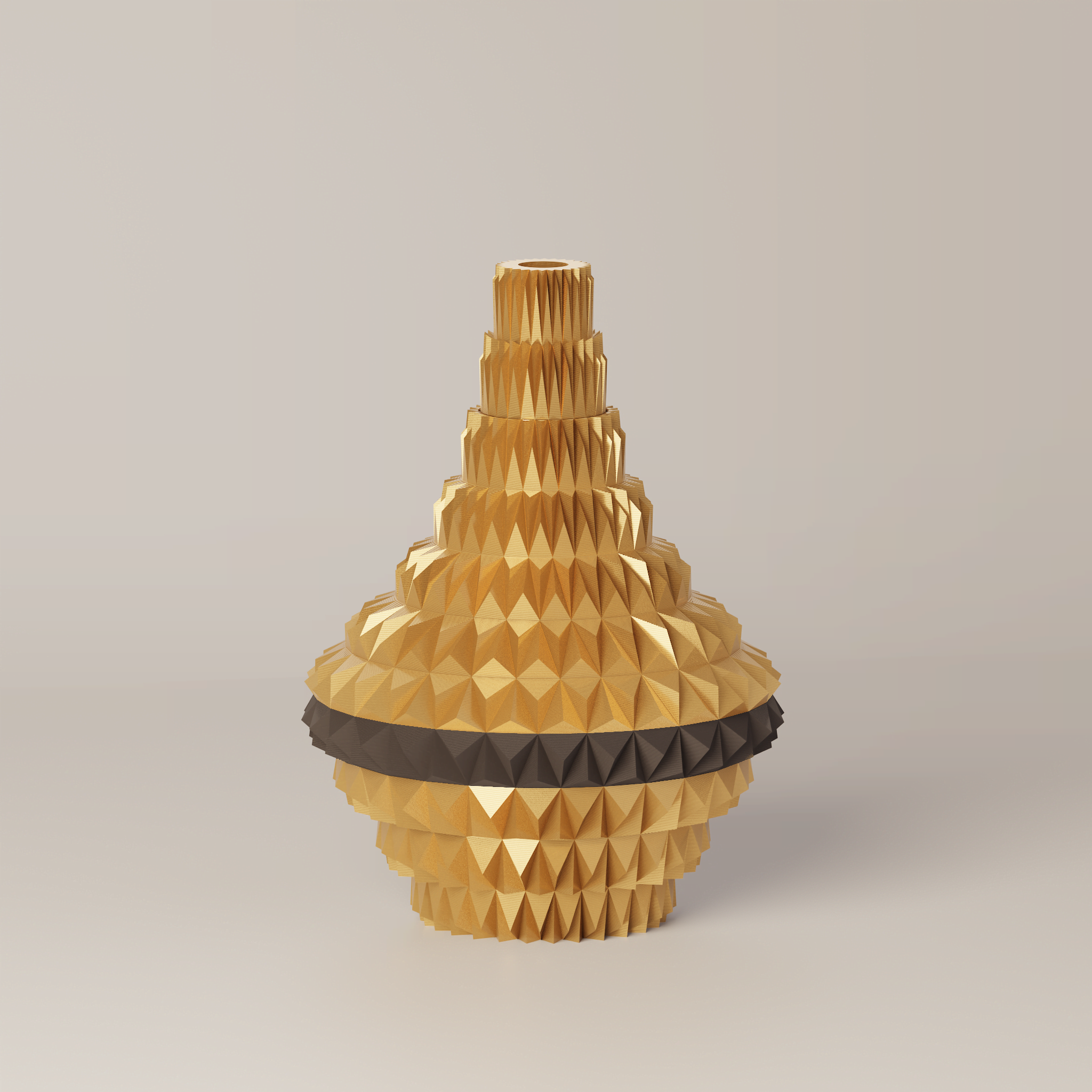 Puti - Custom Modern Geometric 3D Printed Decor Vessel