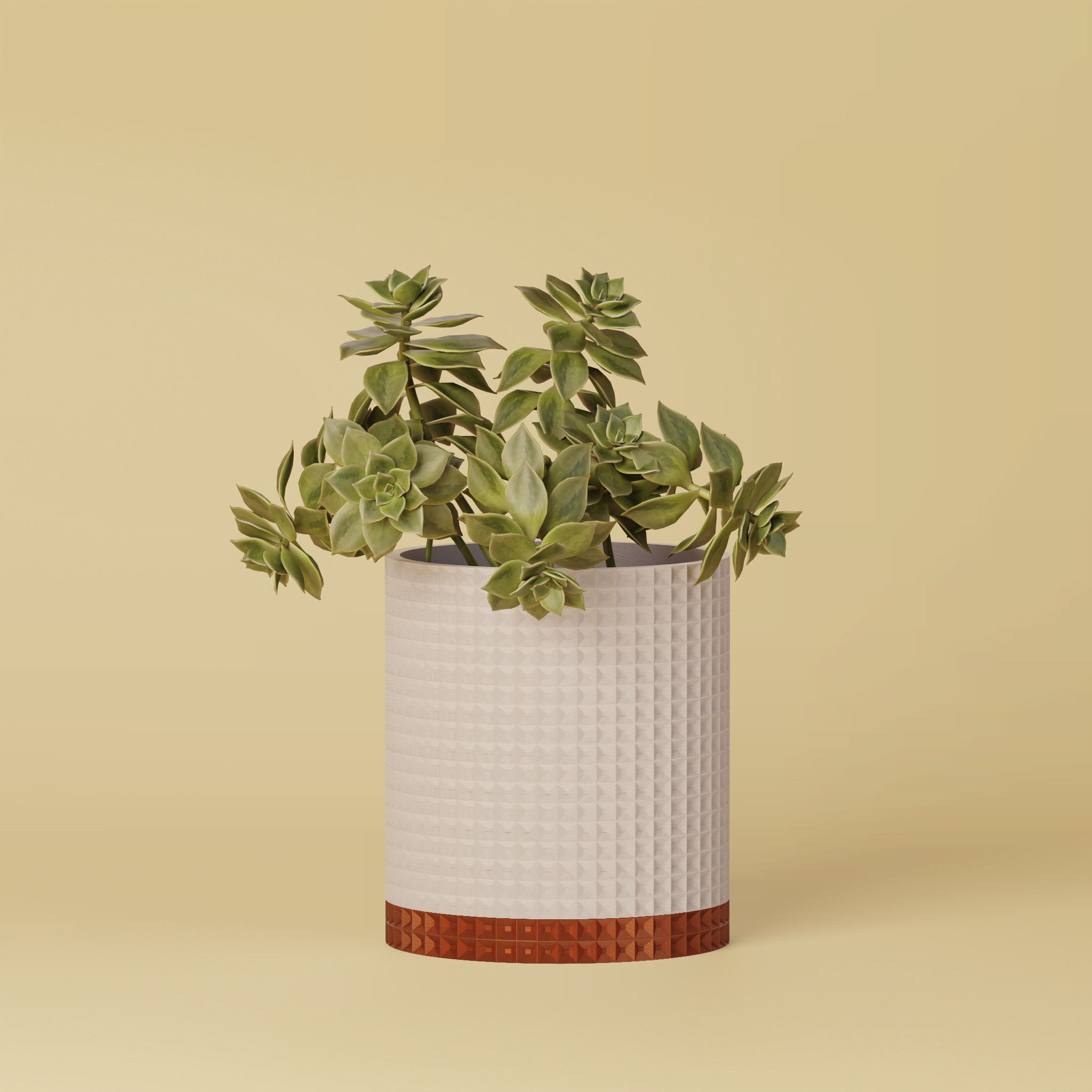 Moory - Detailed 3D Printed Planter