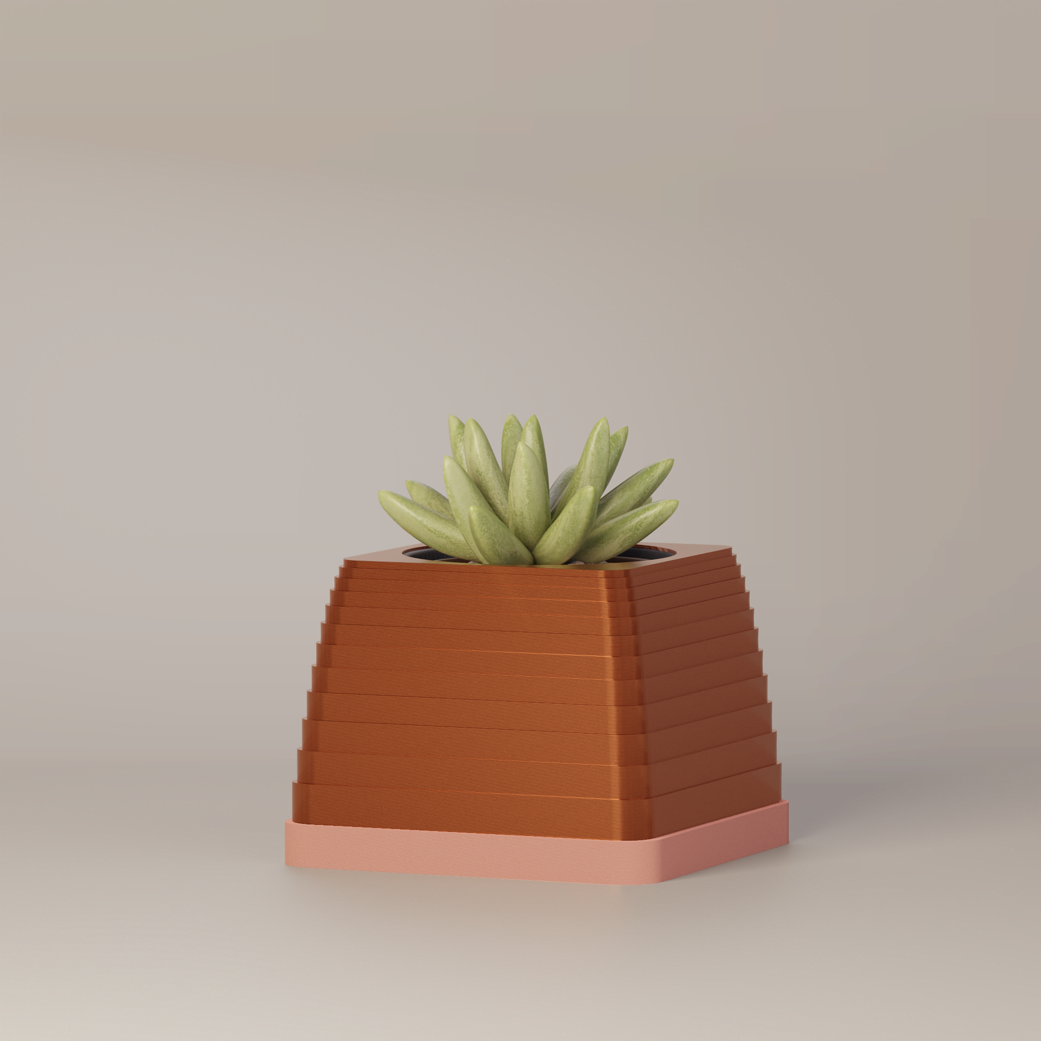 Suba - Architectural 3D Printed Planter