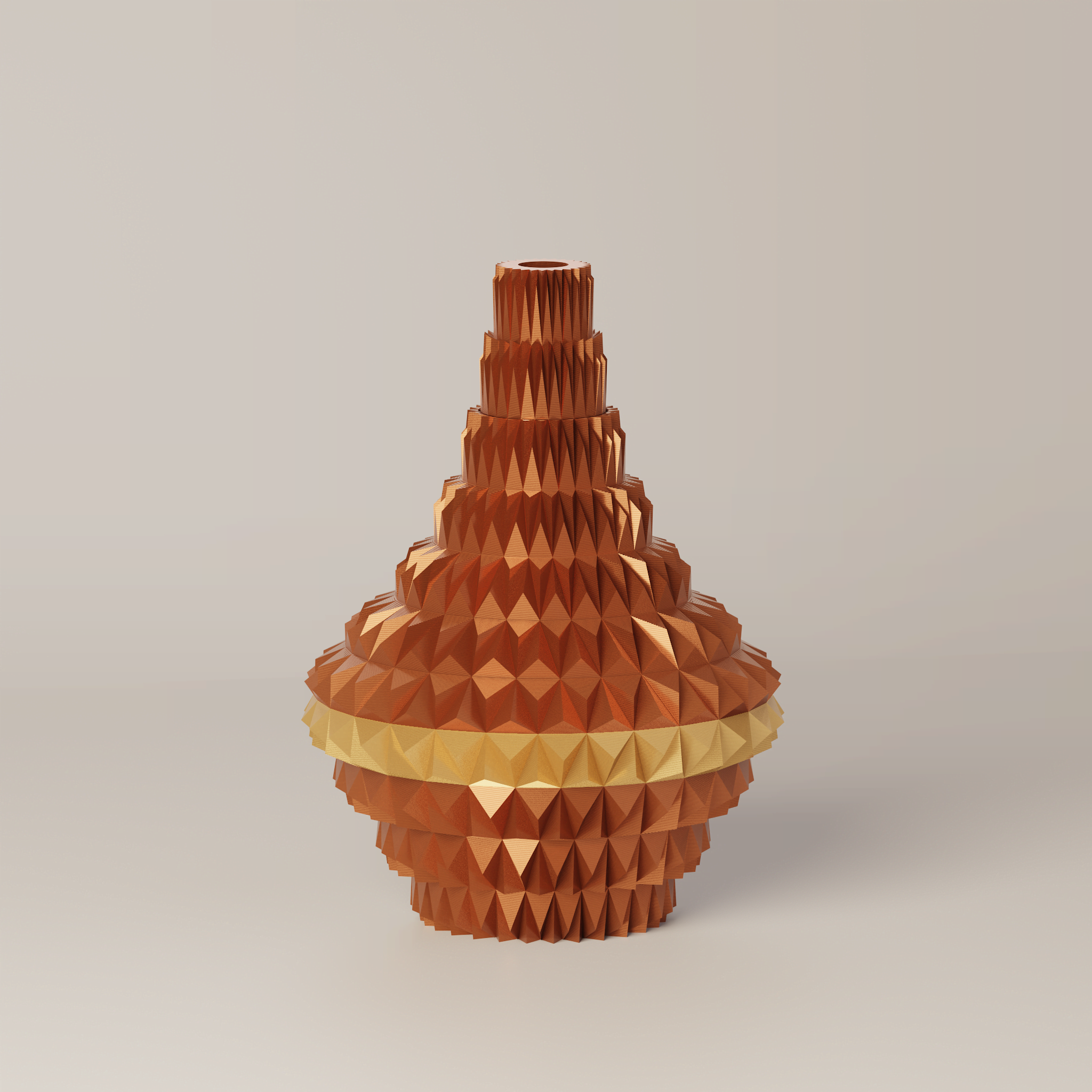 Puti - Custom Modern Geometric 3D Printed Decor Vessel