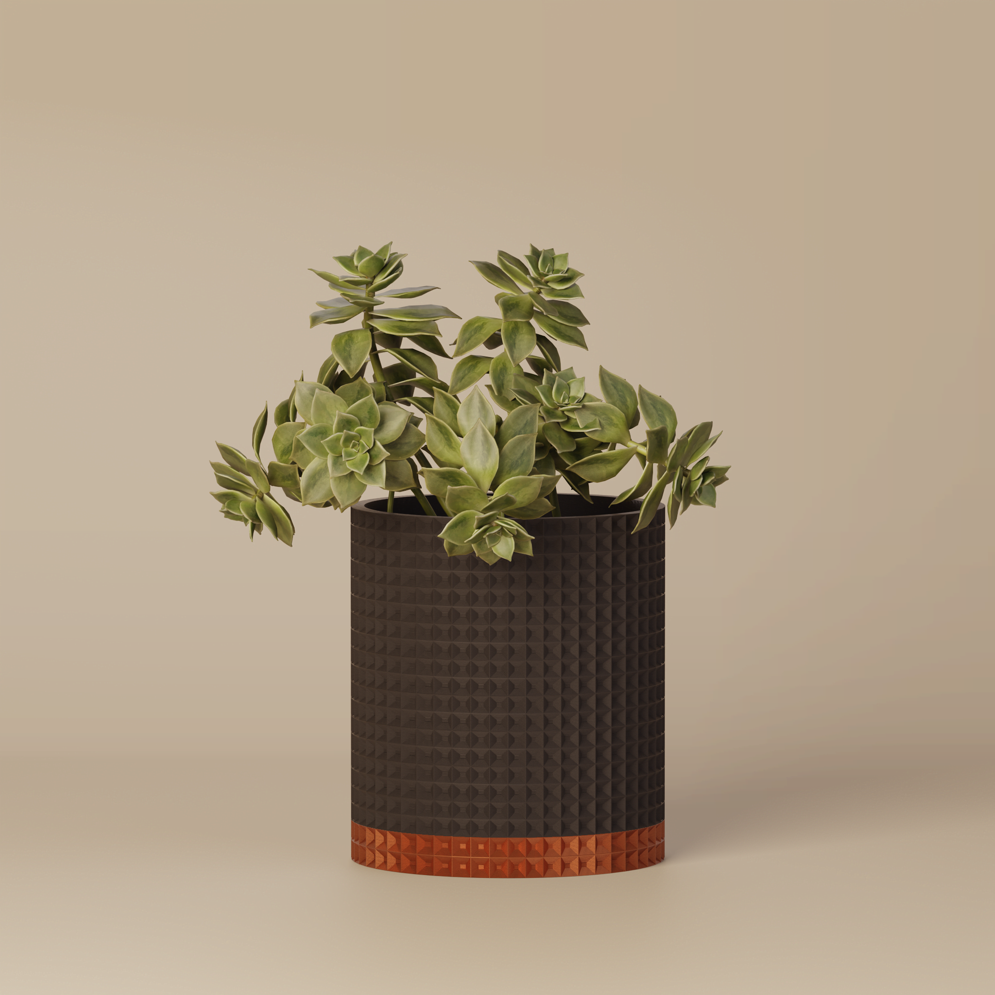 Moory - Detailed 3D Printed Planter