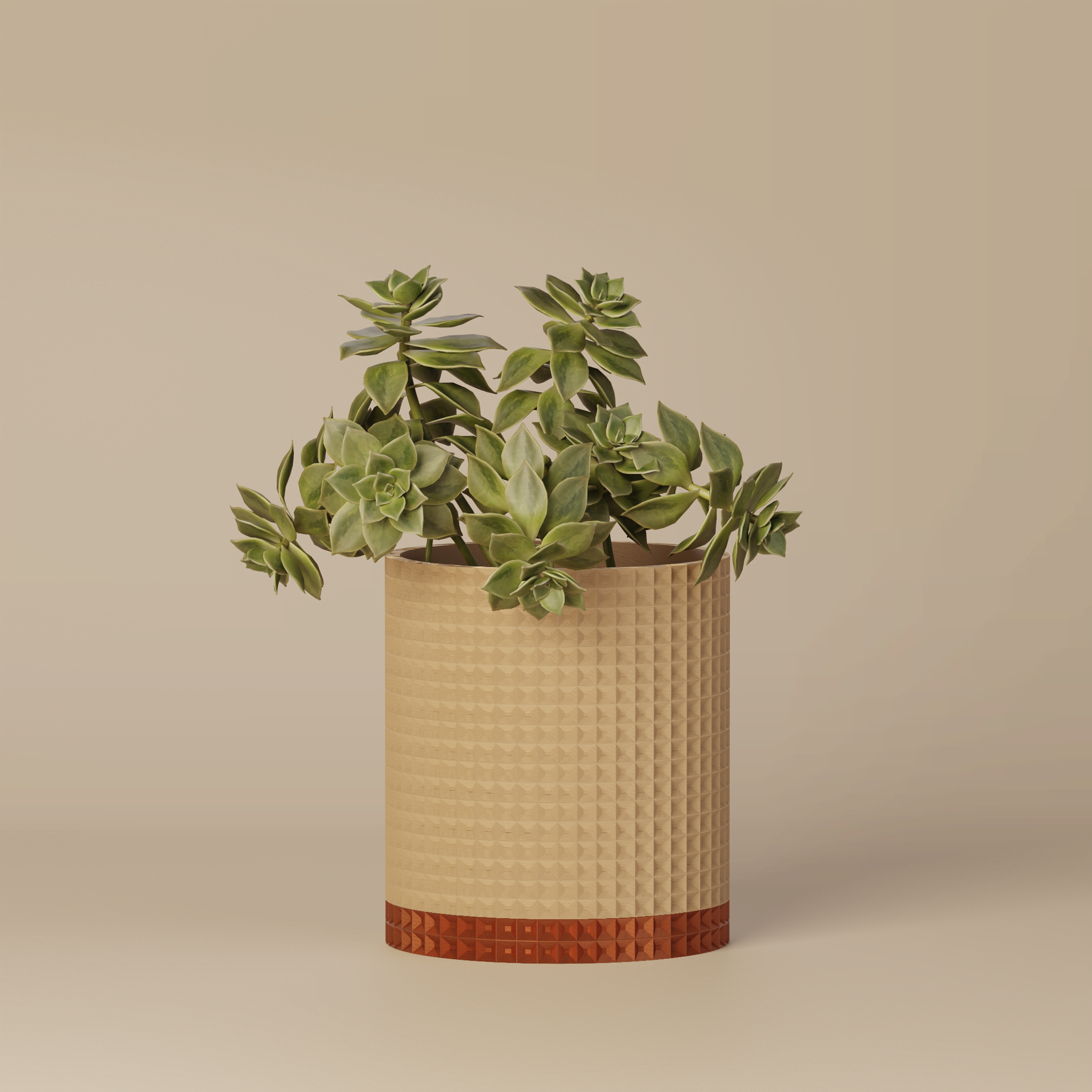 Moory - Detailed 3D Printed Planter
