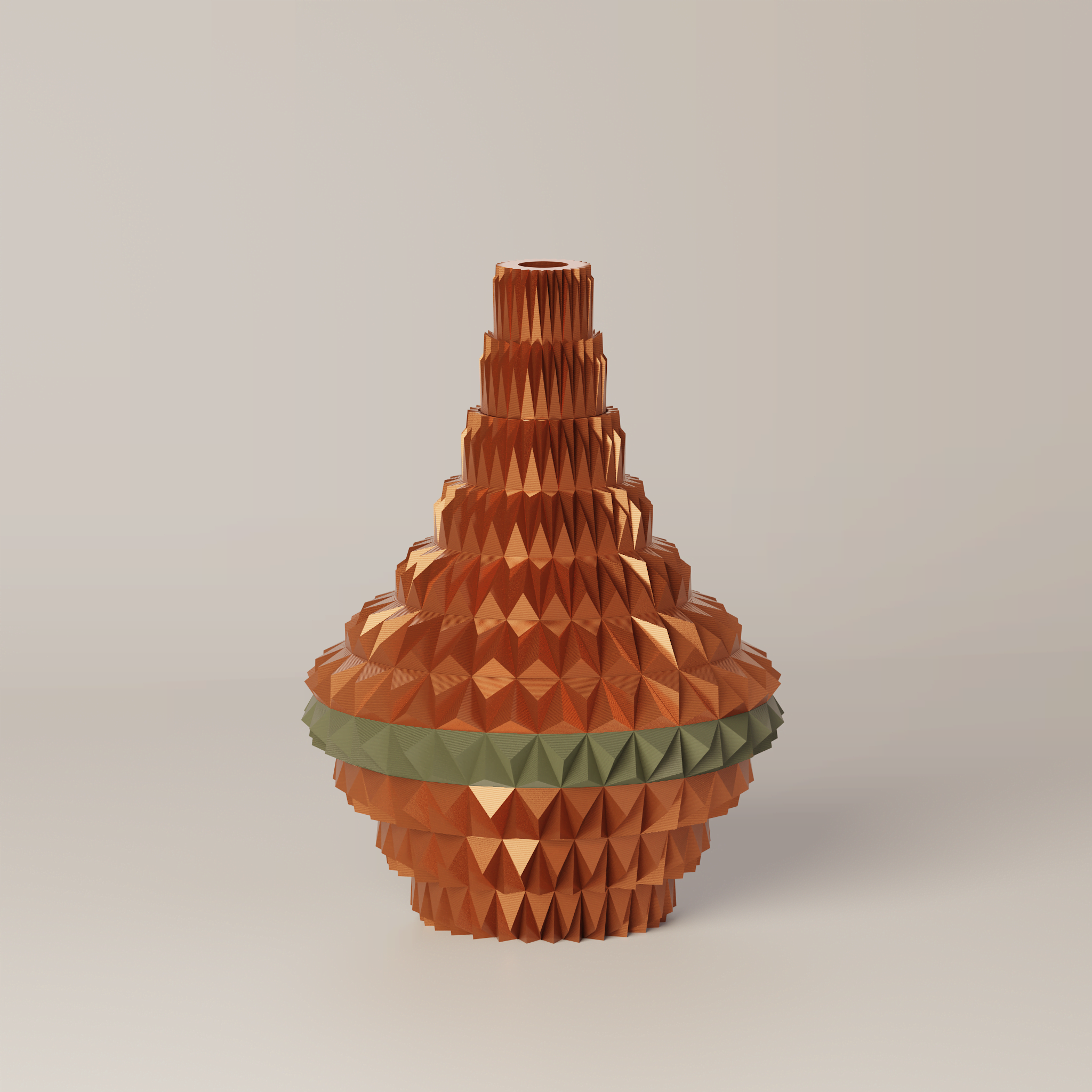 Puti - Custom Modern Geometric 3D Printed Decor Vessel