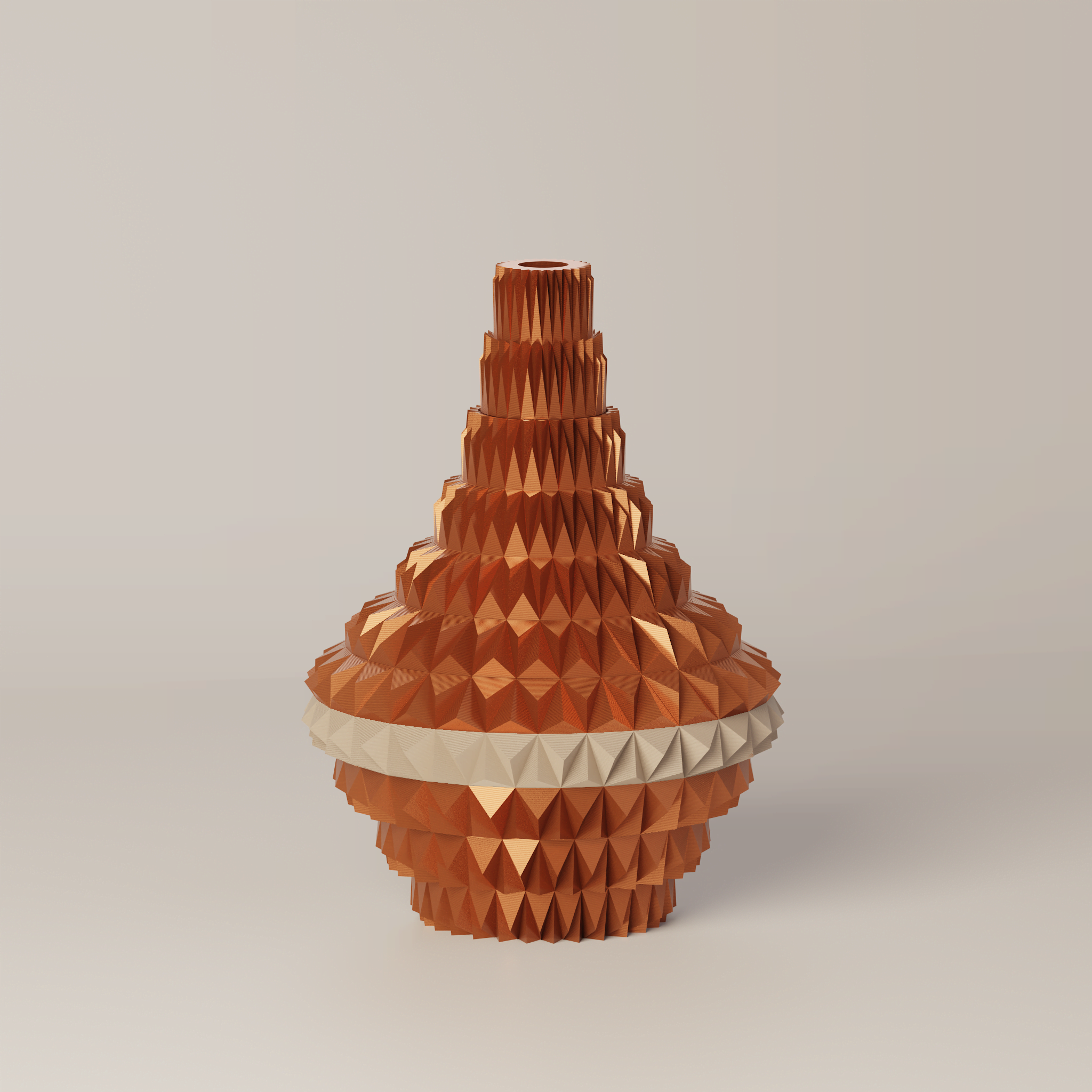 Puti - Custom Modern Geometric 3D Printed Decor Vessel