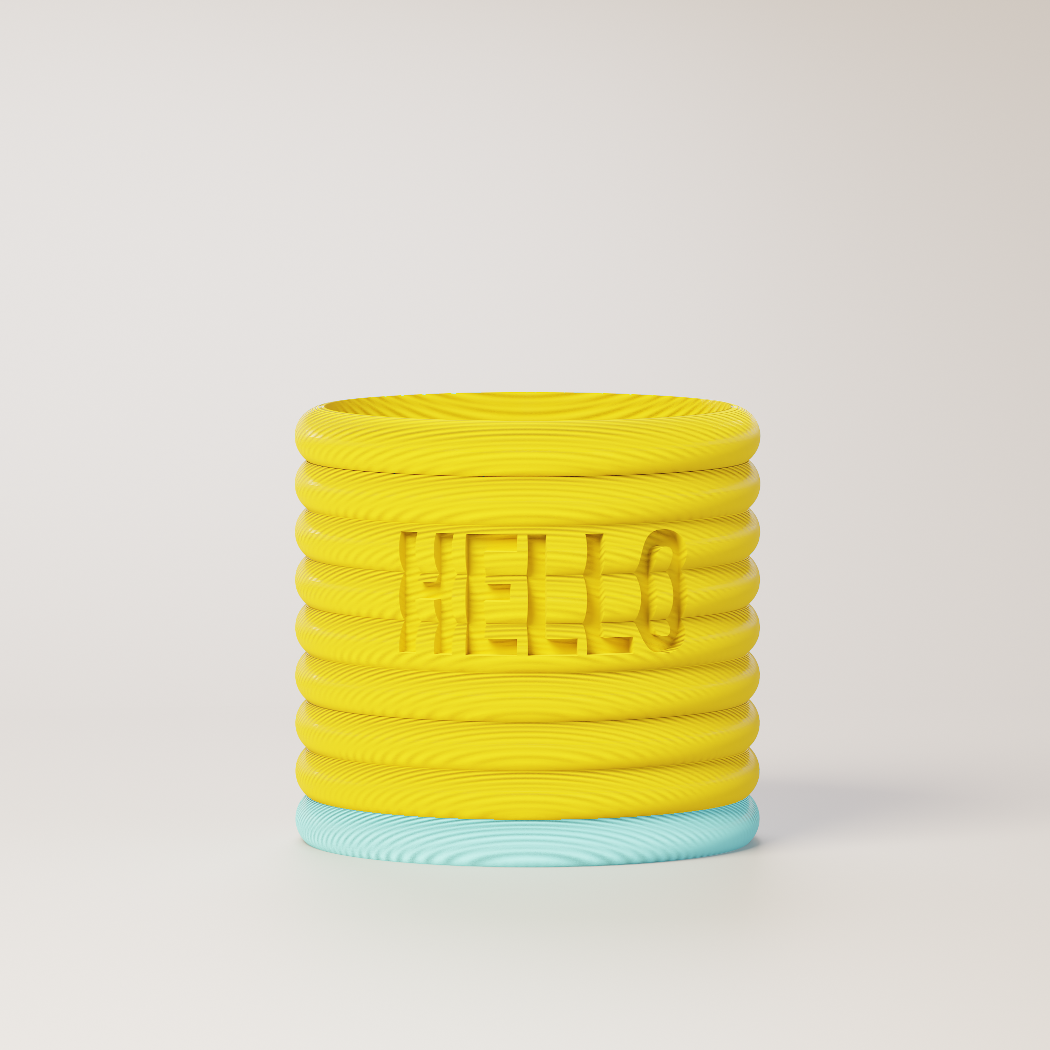 Donna - Custom Text Engraving Planter with Pastel Colors