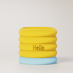Danny - Custom Text Engraving Planter with Pastel Colors