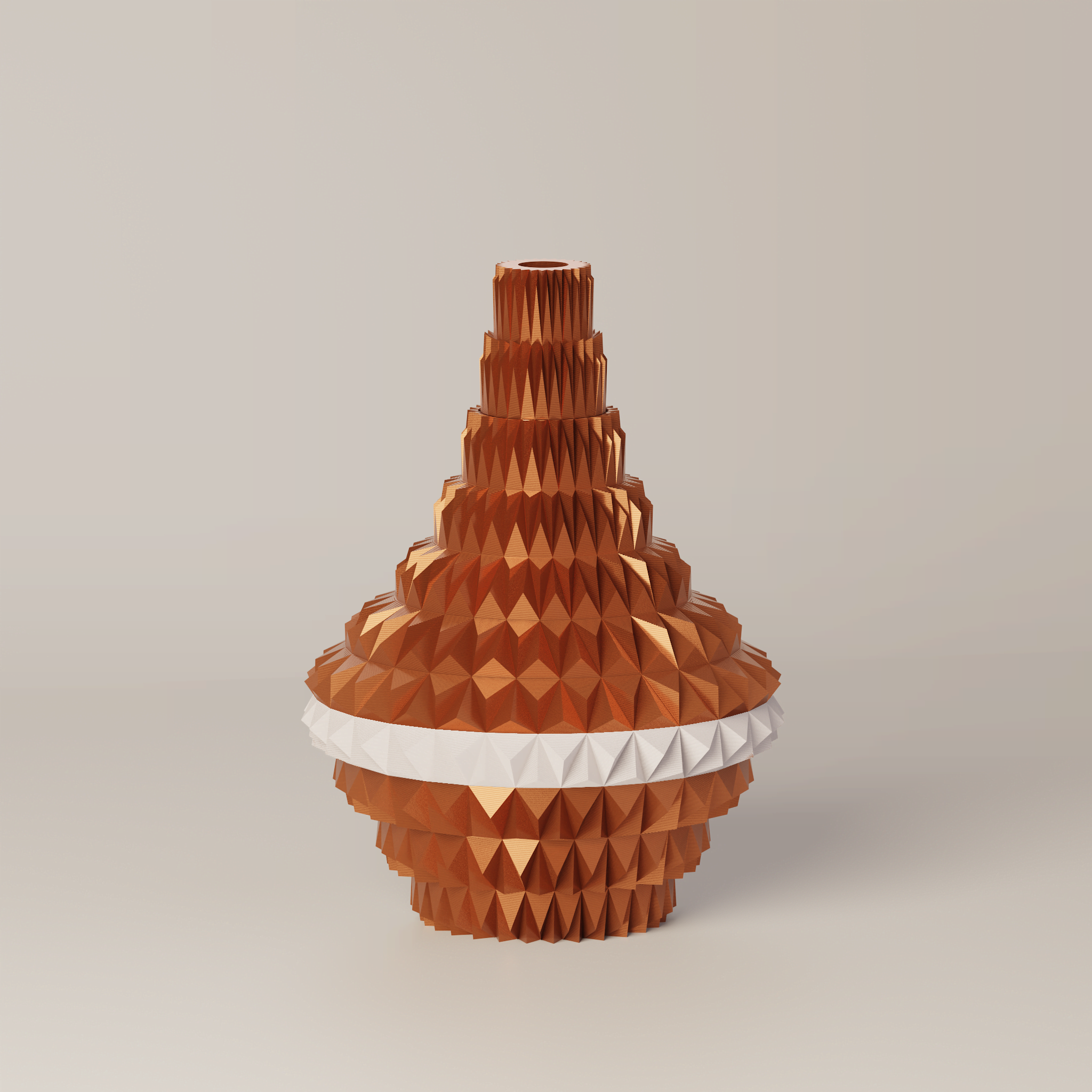 Puti - Custom Modern Geometric 3D Printed Decor Vessel