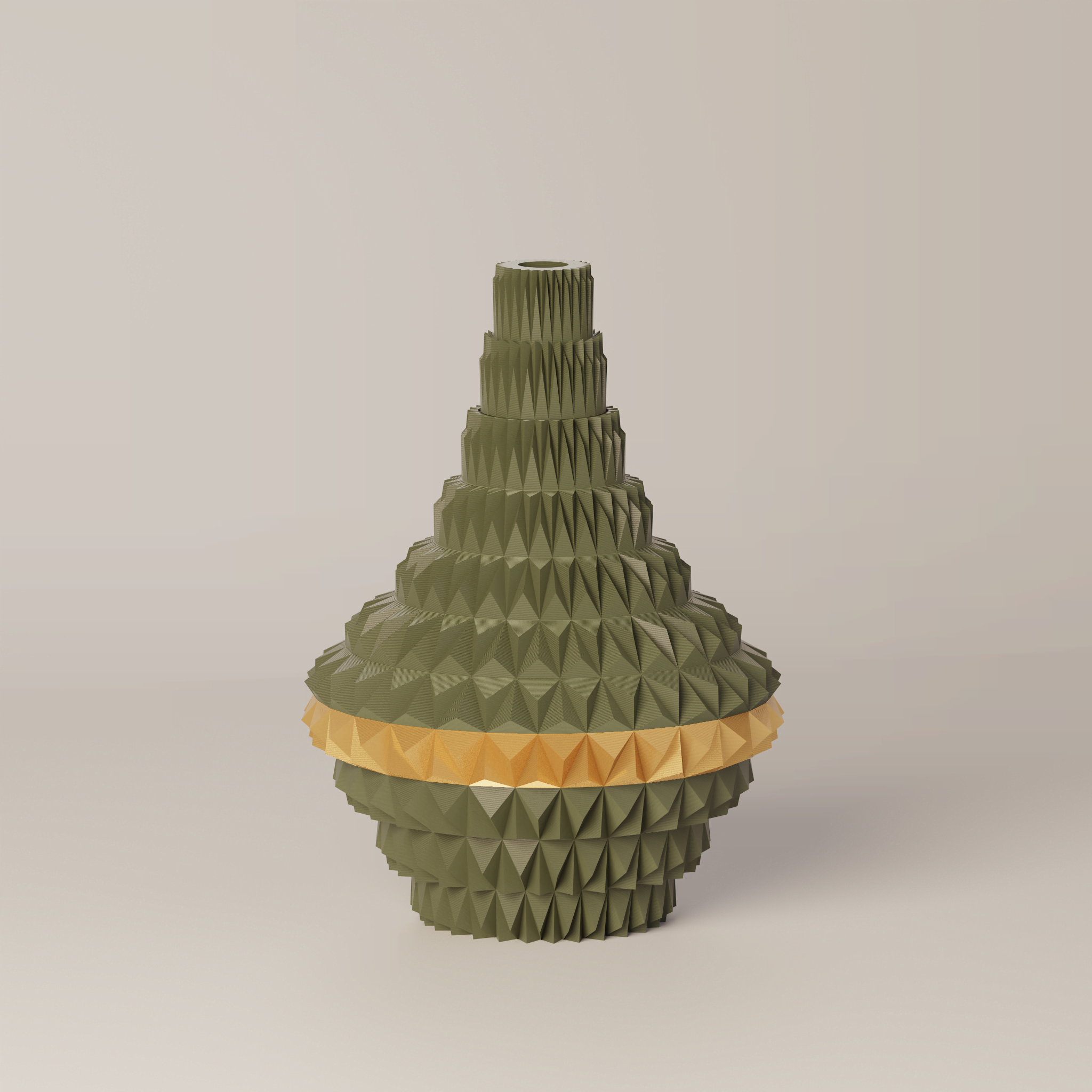 Puti - Custom Modern Geometric 3D Printed Decor Vessel
