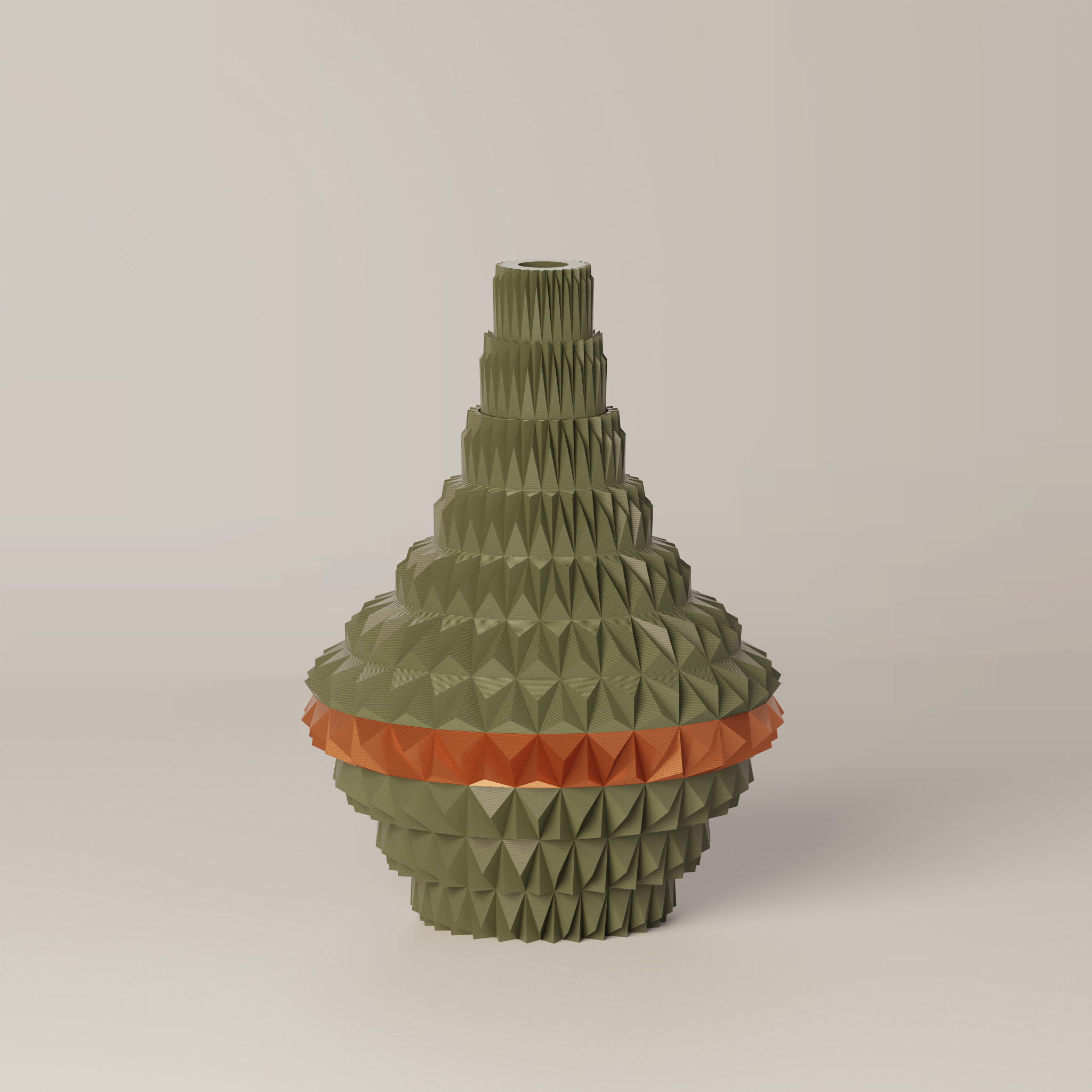Puti - Custom Modern Geometric 3D Printed Decor Vessel
