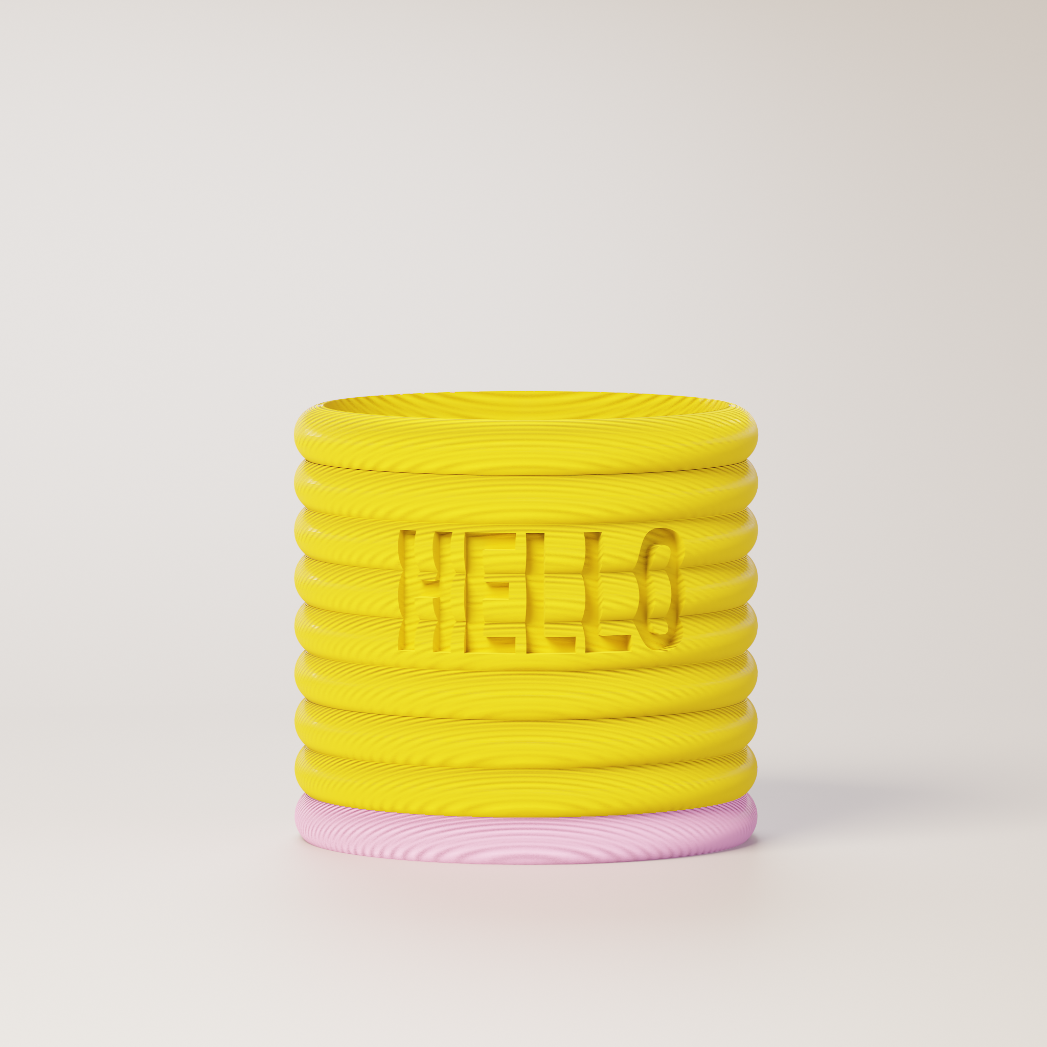 Donna - Custom Text Engraving Planter with Pastel Colors