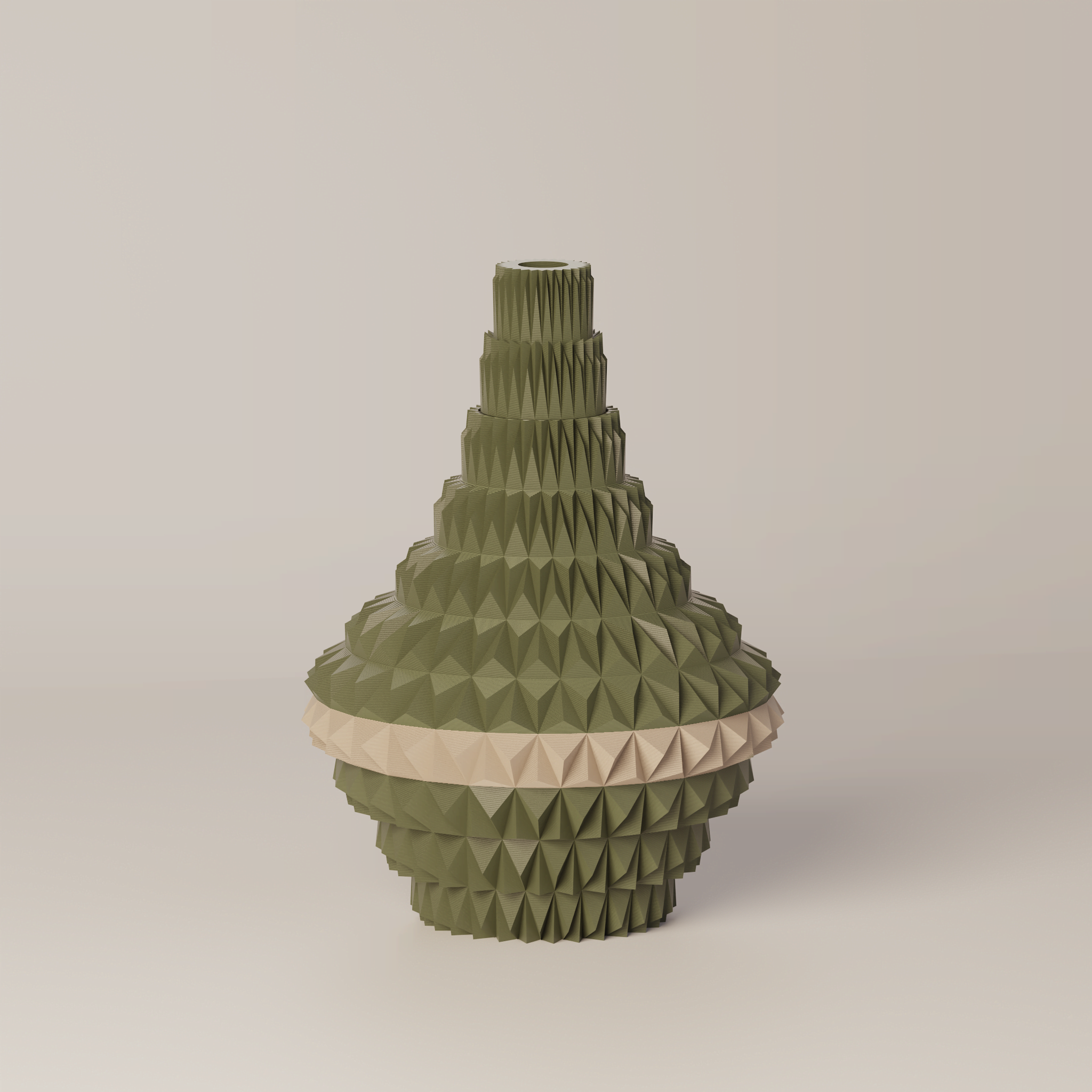 Puti - Custom Modern Geometric 3D Printed Decor Vessel