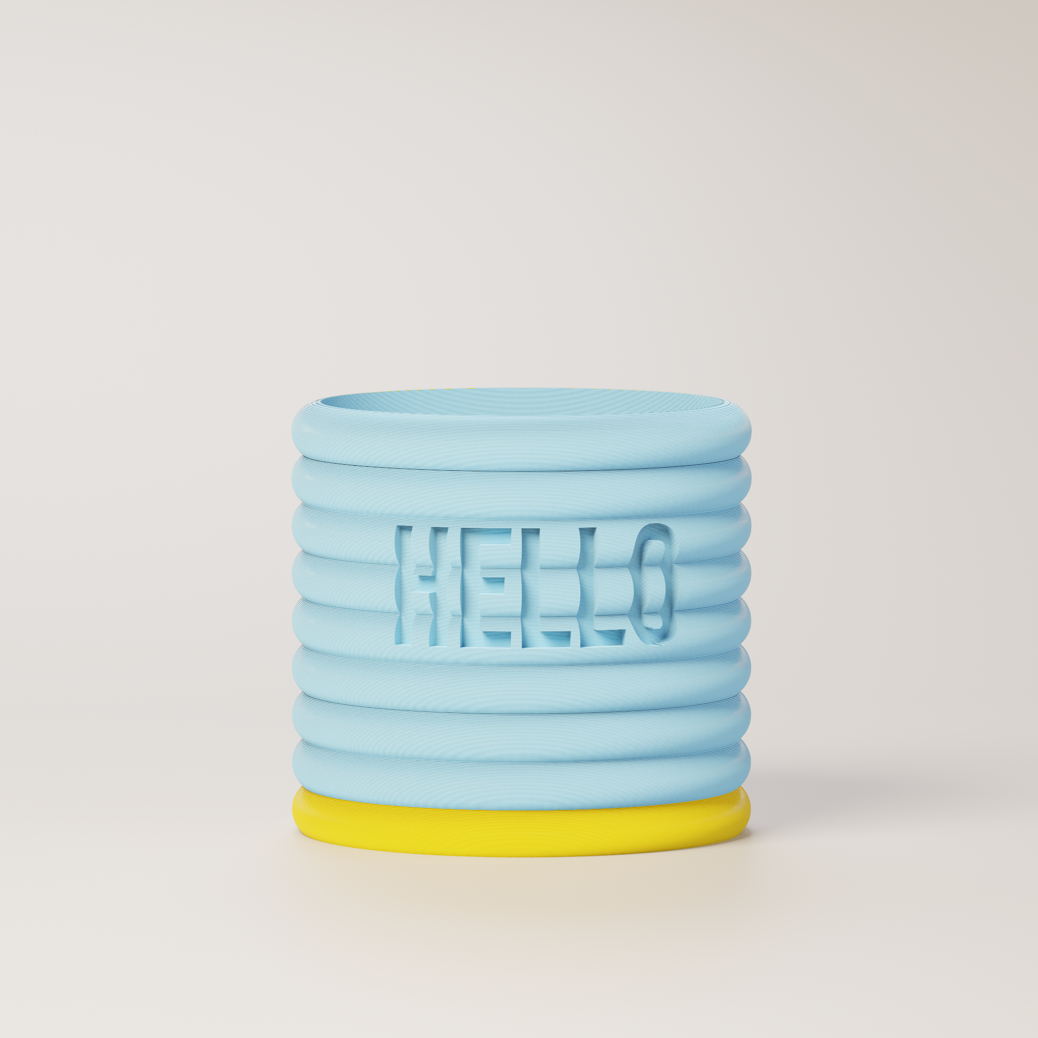 Donna - Custom Text Engraving Planter with Pastel Colors