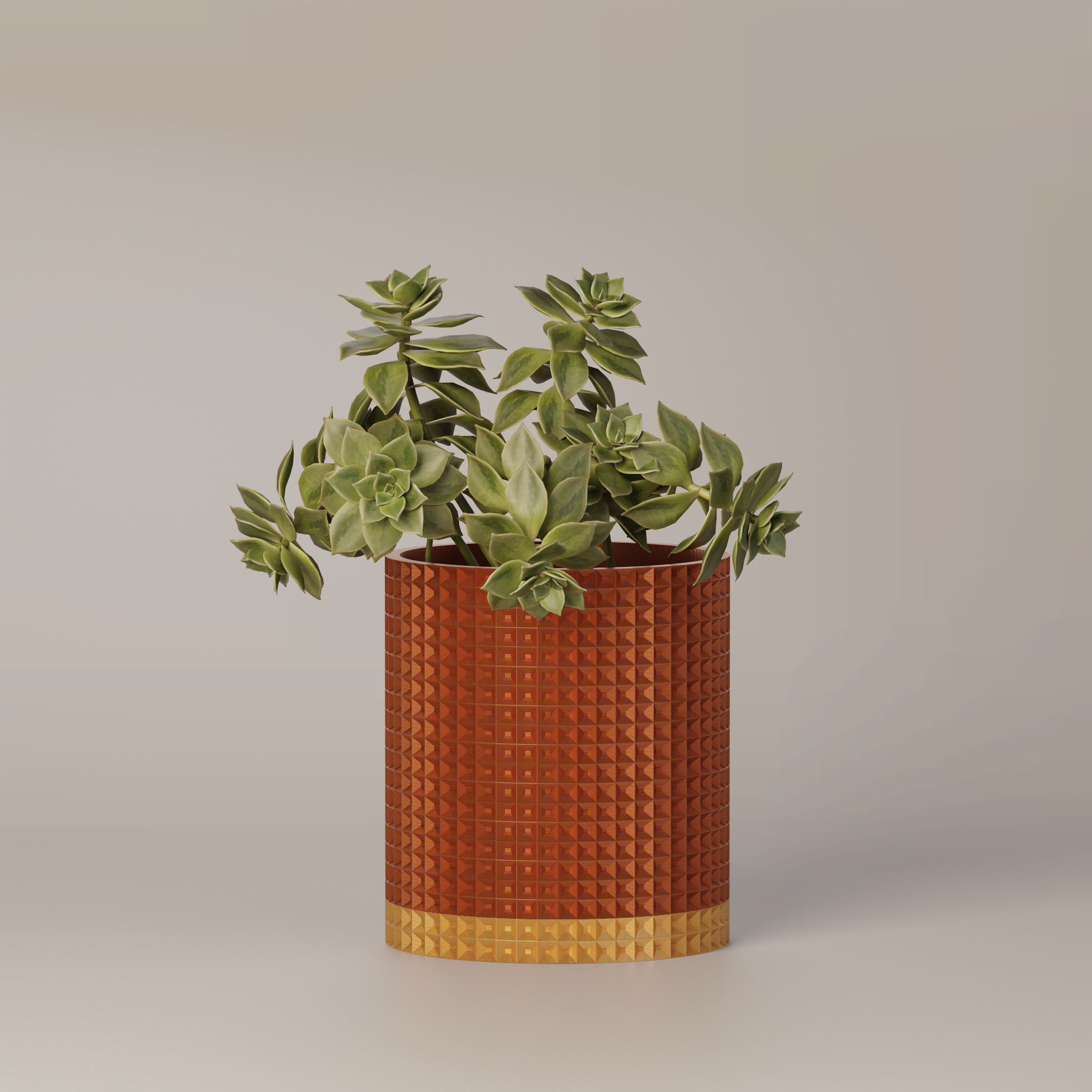 Moory - Detailed 3D Printed Planter