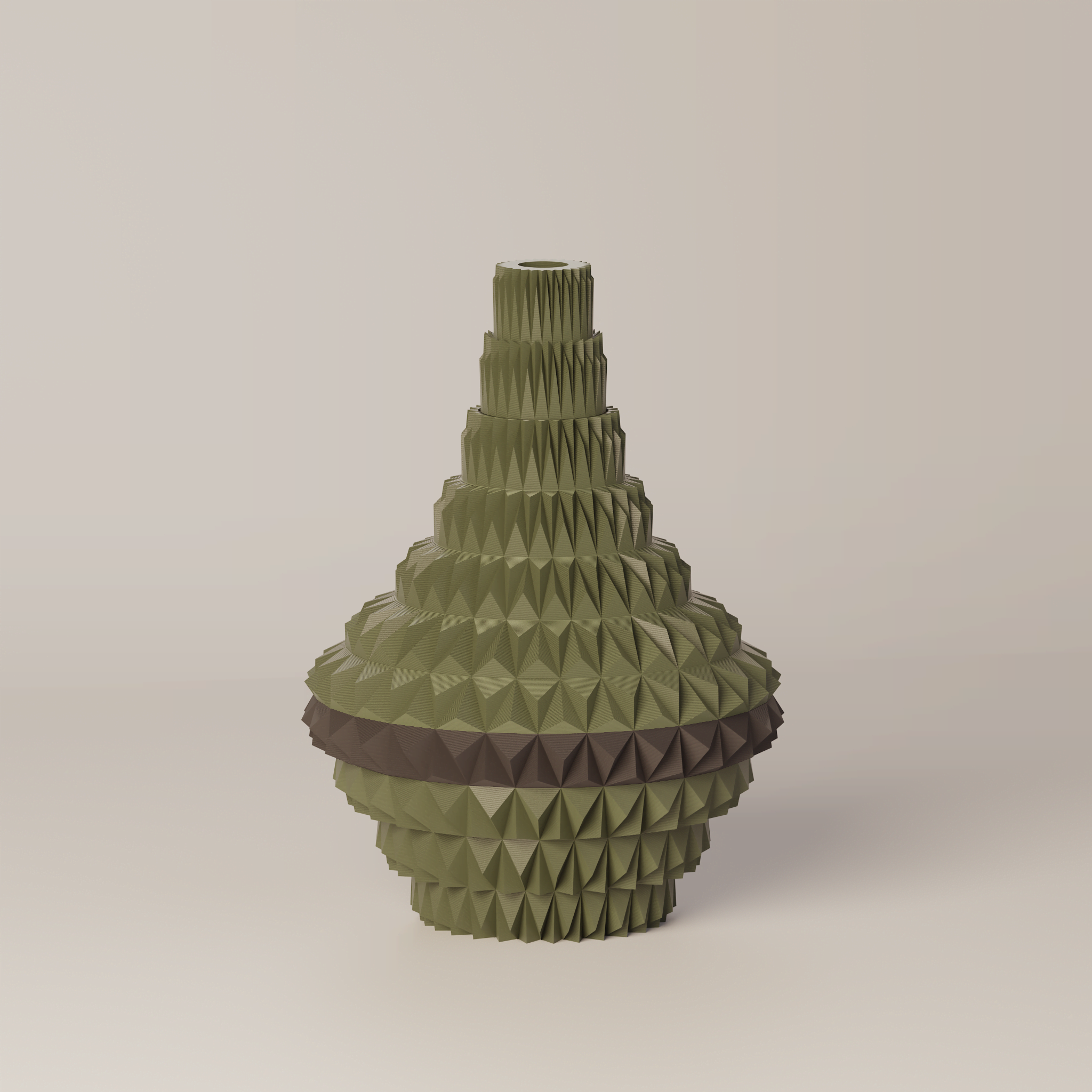 Puti - Custom Modern Geometric 3D Printed Decor Vessel