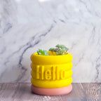 Danny - Custom Text Extruding Planter with Pastel Colors