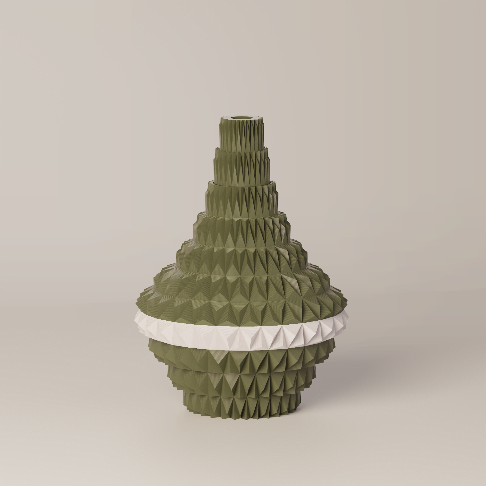 Puti - Custom Modern Geometric 3D Printed Decor Vessel