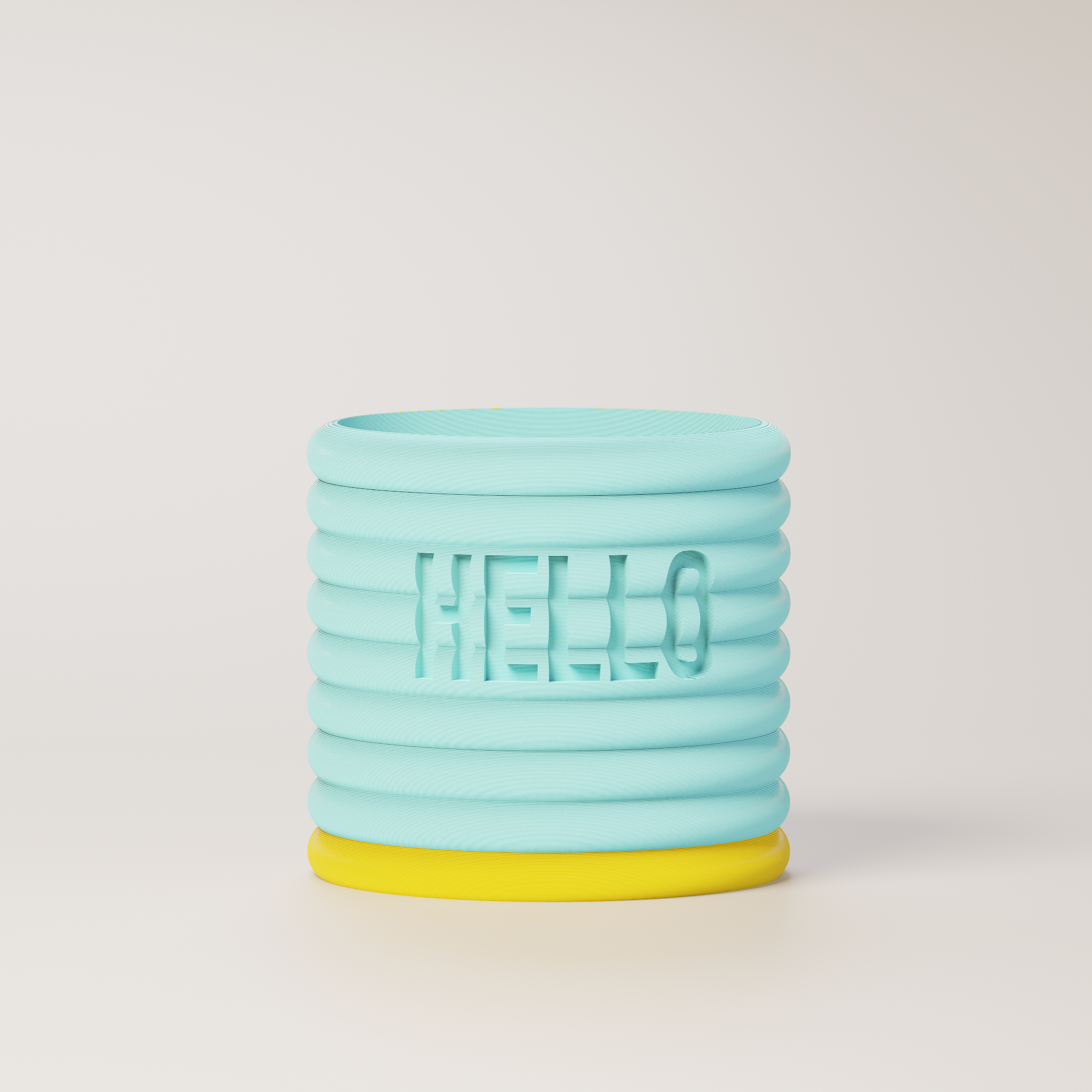 Donna - Custom Text Engraving Planter with Pastel Colors