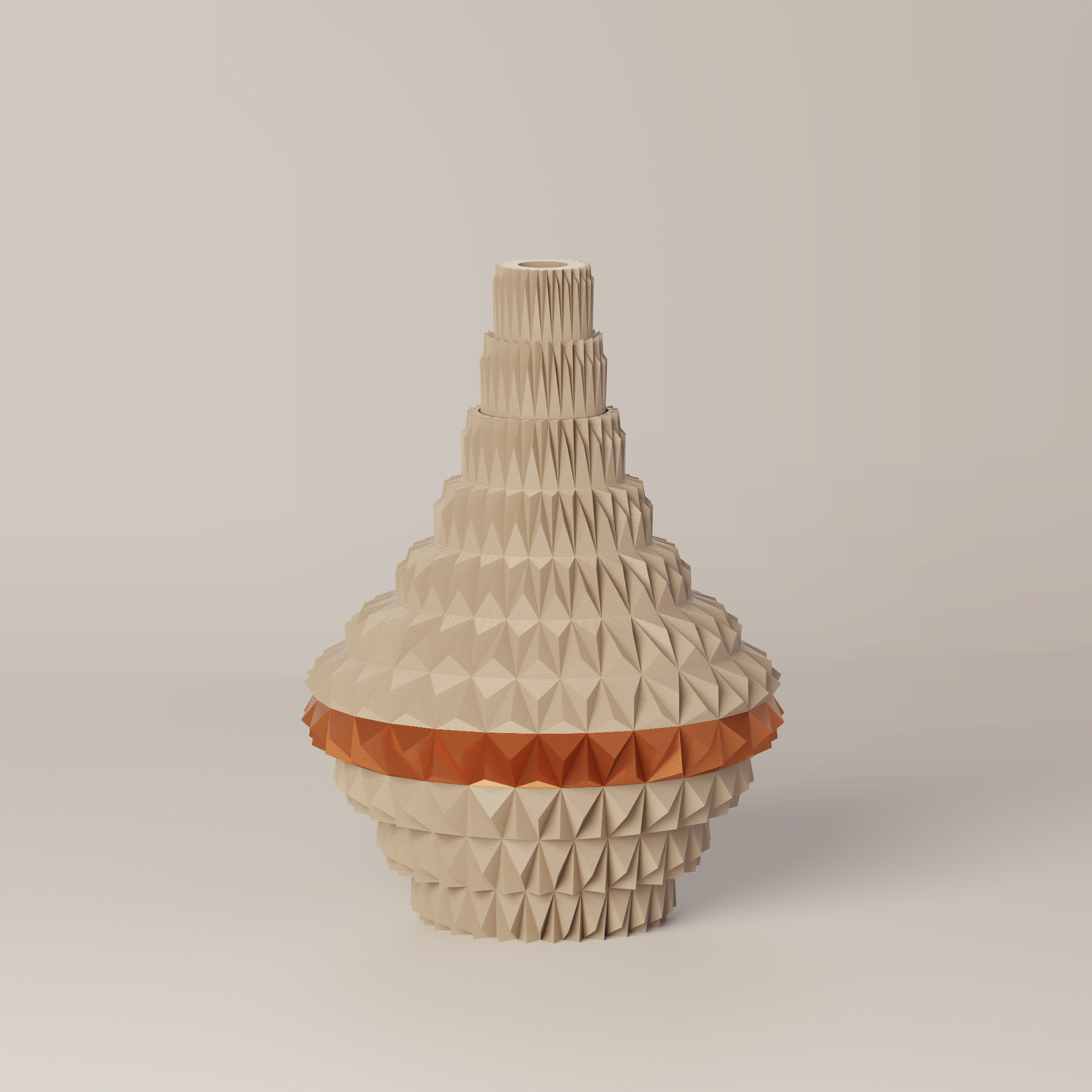 Puti - Custom Modern Geometric 3D Printed Decor Vessel