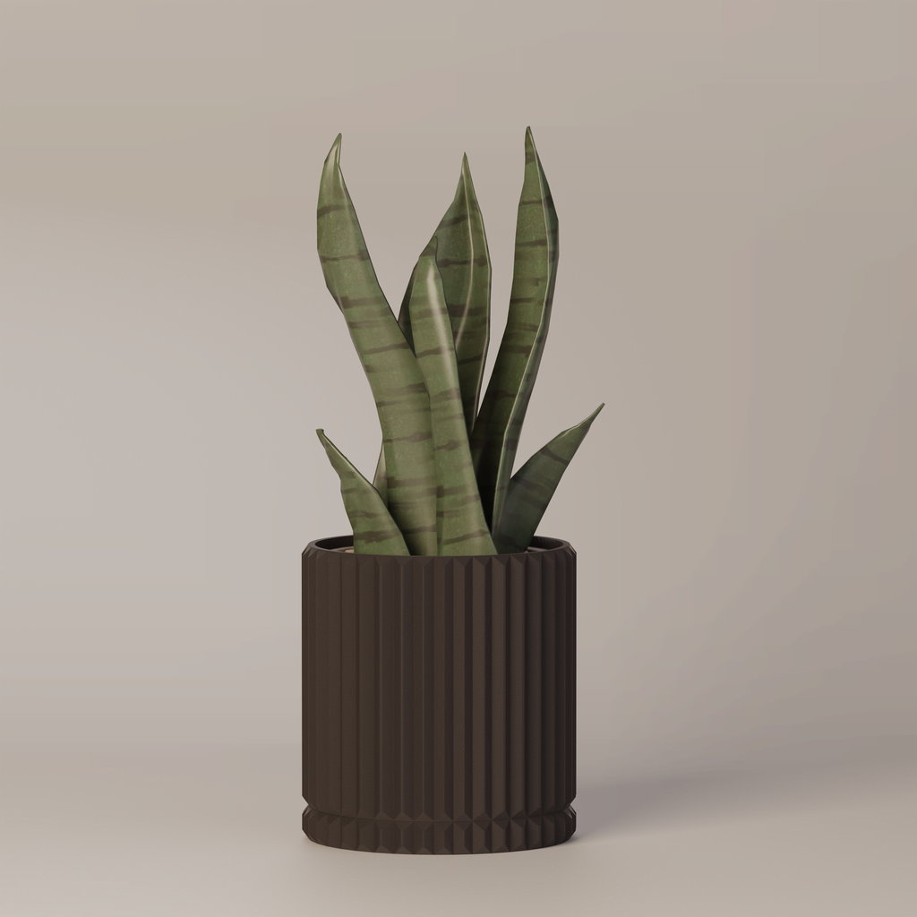 Merry - Ribbed Modern Planter