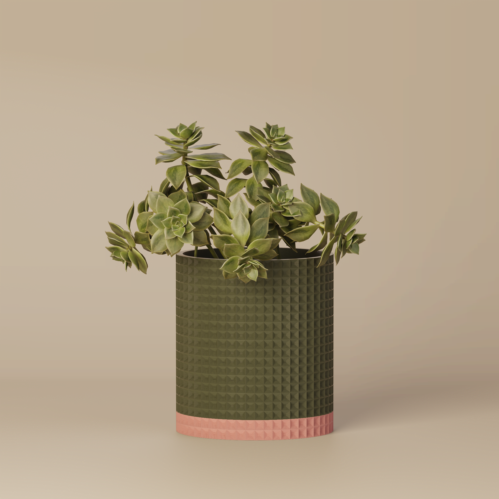Moory - Detailed 3D Printed Planter