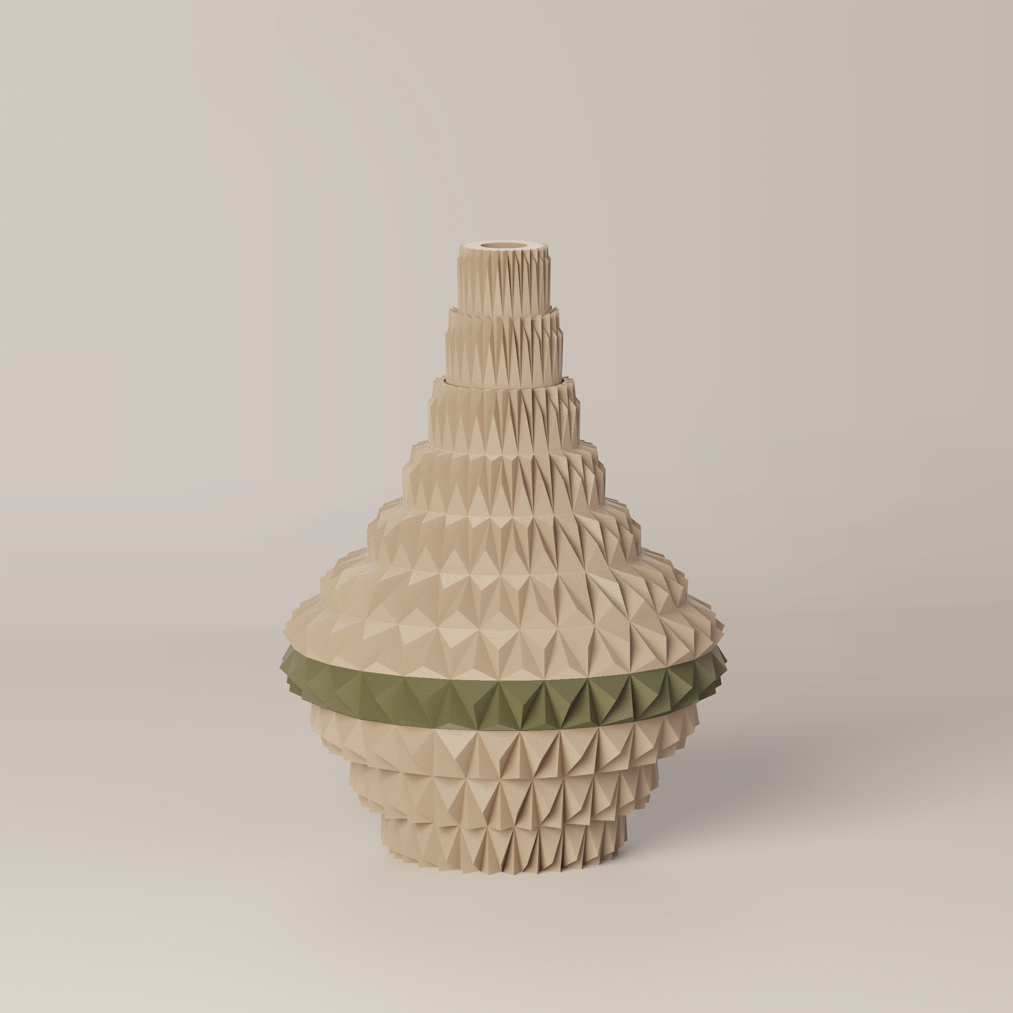 Puti - Custom Modern Geometric 3D Printed Decor Vessel