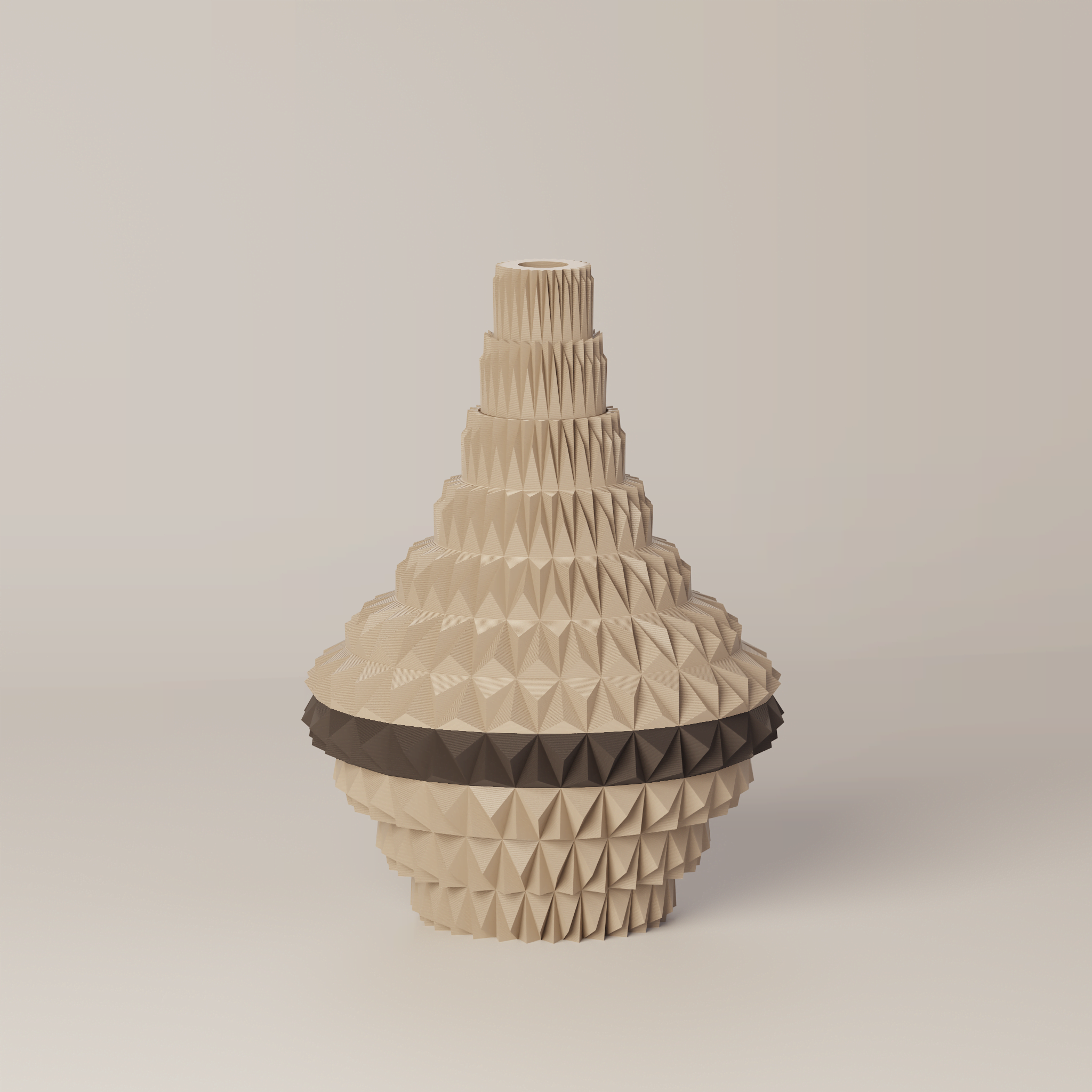 Puti - Custom Modern Geometric 3D Printed Decor Vessel