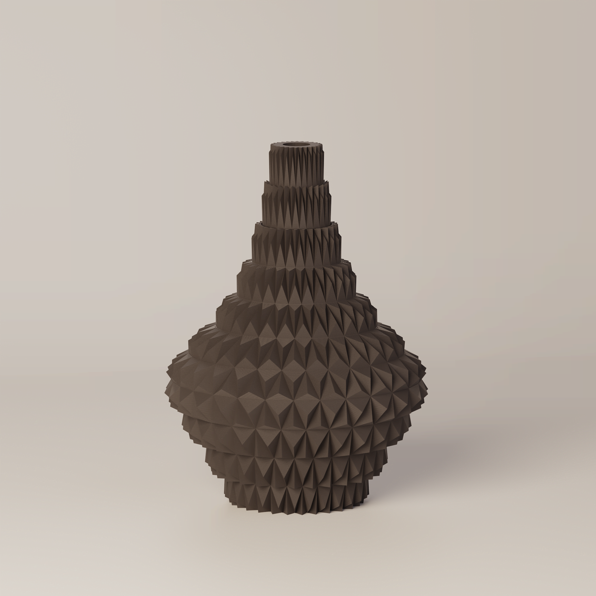Puti - Custom Geometric 3D Printed Decor Vessel