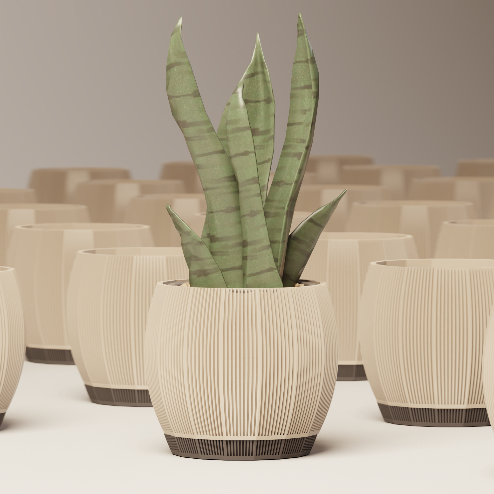 Tate - Geometric 3D Printed Planter