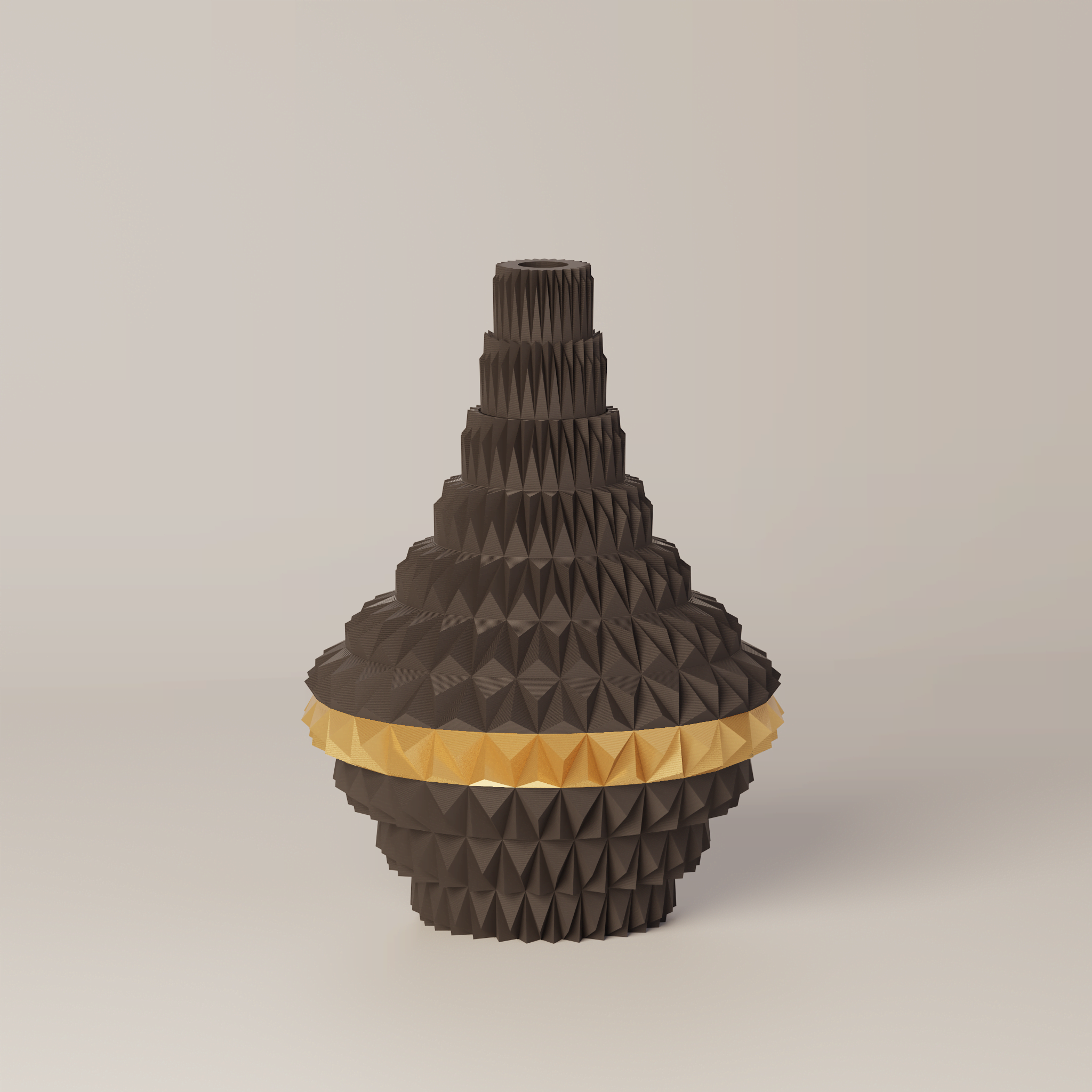 Puti - Custom Modern Geometric 3D Printed Decor Vessel