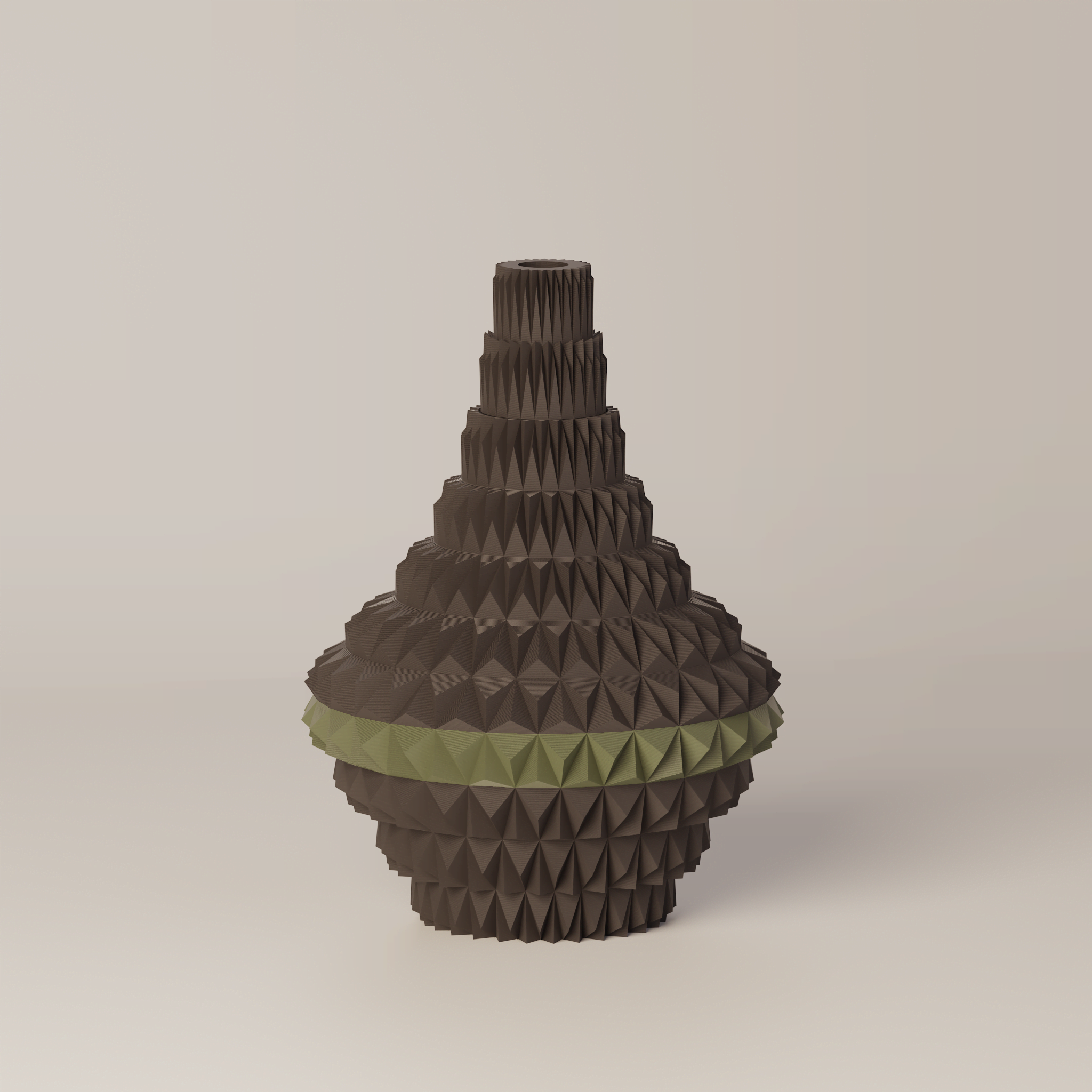 Puti - Custom Modern Geometric 3D Printed Decor Vessel