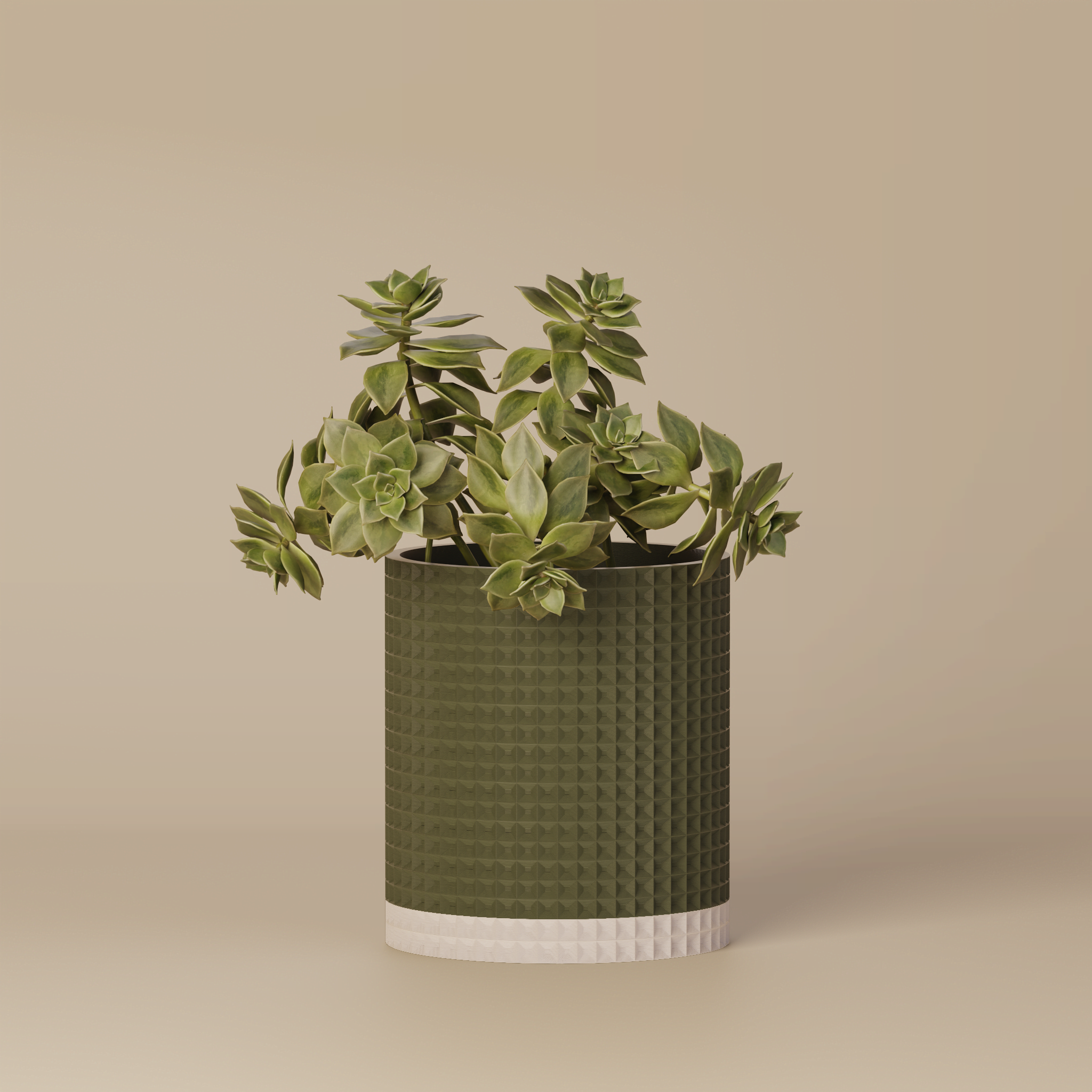 Moory - Detailed 3D Printed Planter