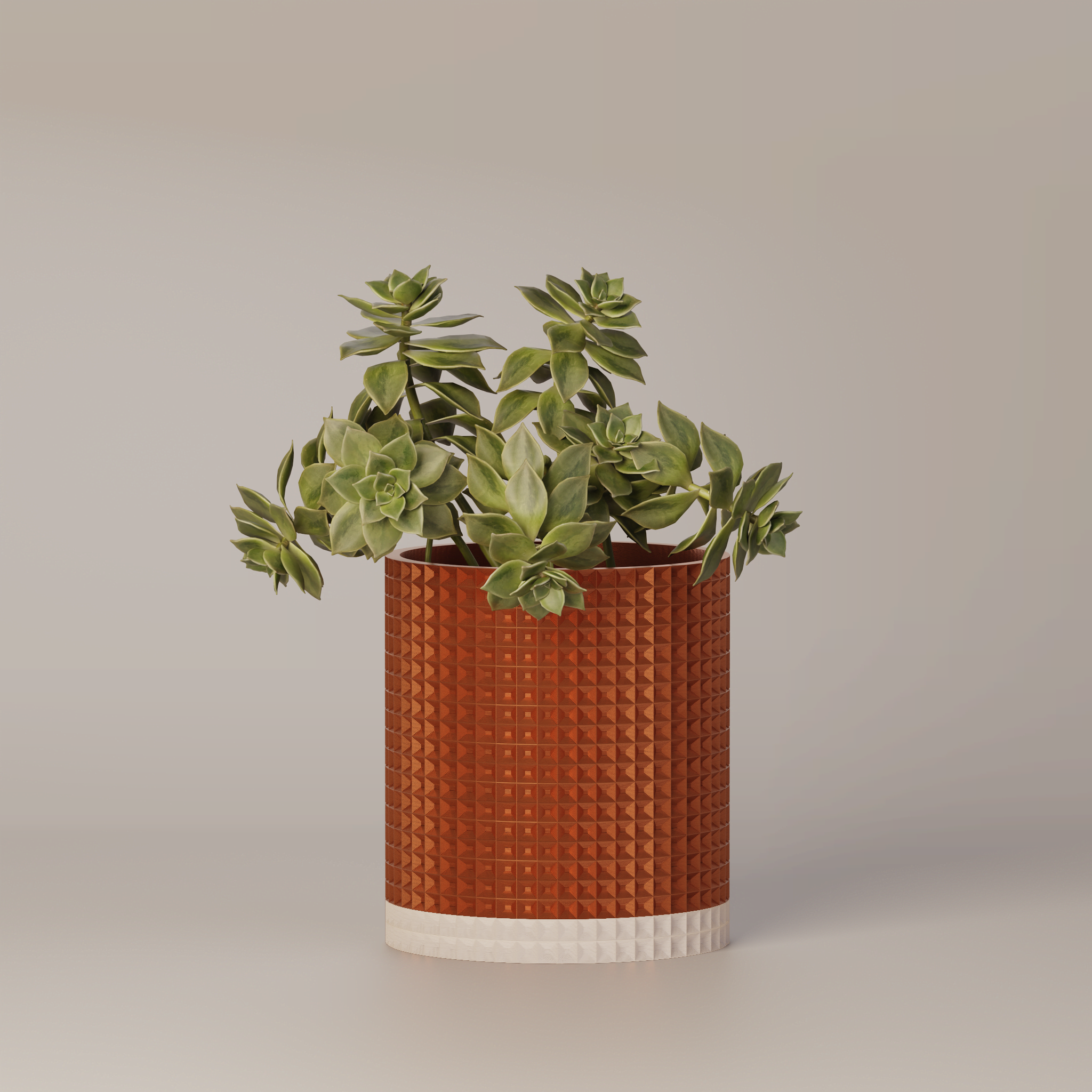 Moory - Detailed 3D Printed Planter