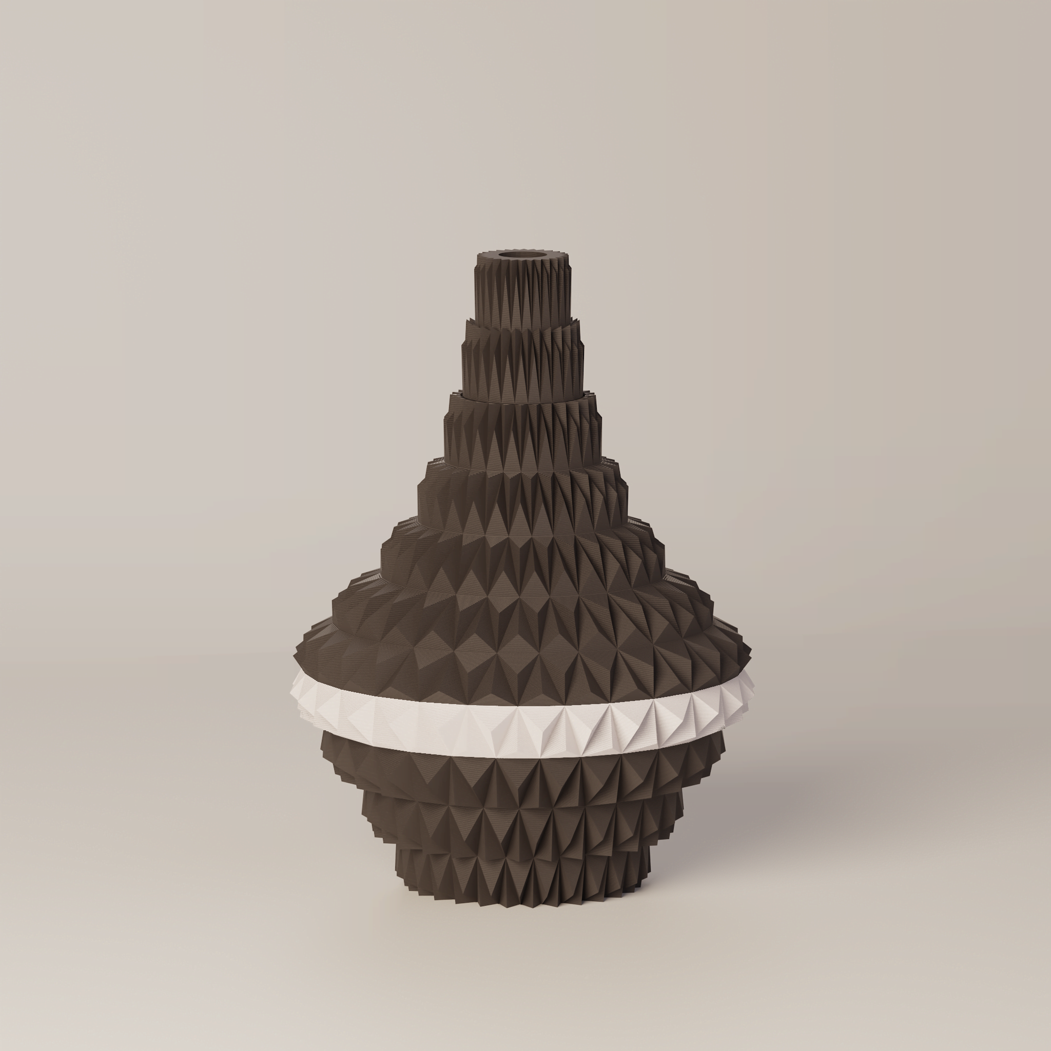 Puti - Custom Modern Geometric 3D Printed Decor Vessel