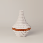 Puti - Custom Modern Geometric 3D Printed Decor Vessel