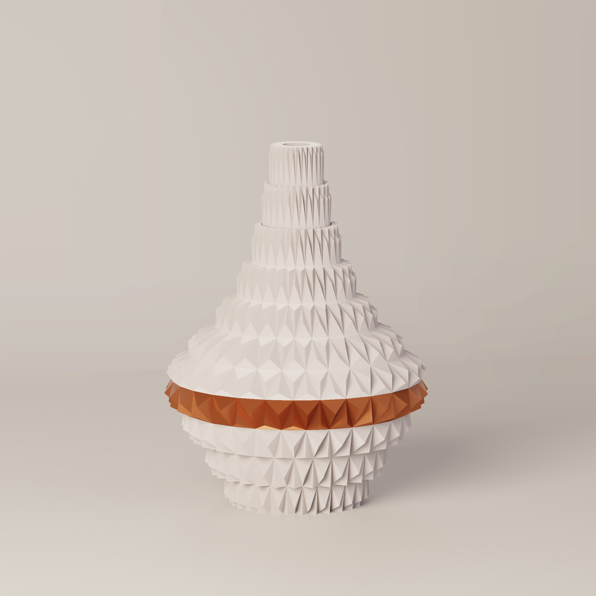 Puti - Custom Modern Geometric 3D Printed Decor Vessel