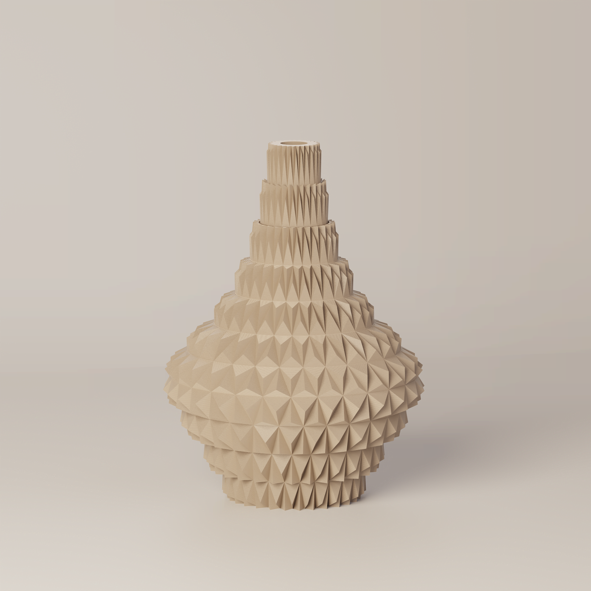 Puti - Custom Modern Geometric 3D Printed Decor Vessel