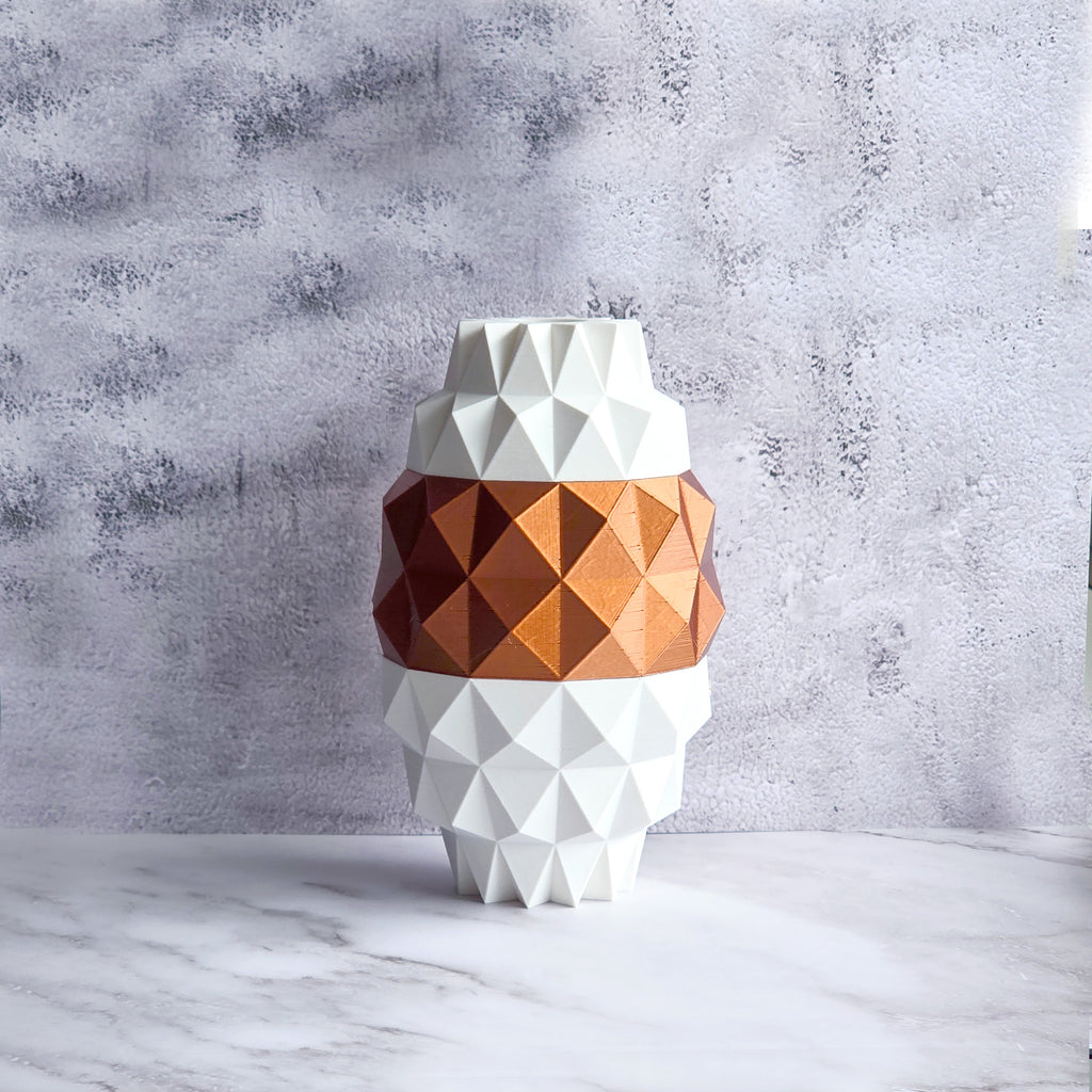 Pina - Geometric 3D Printed multi-color Vase