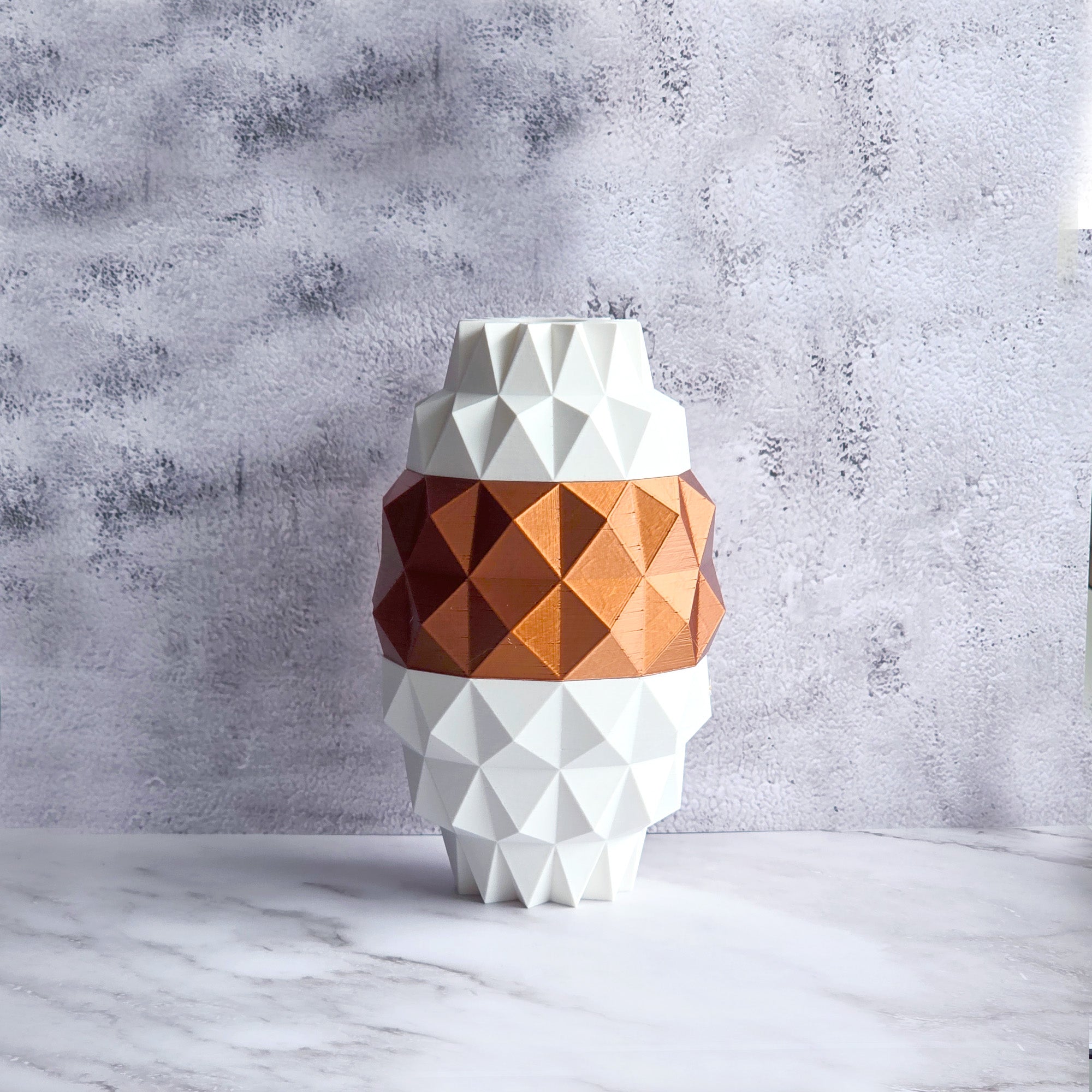 Pina - Geometric 3D Printed multi-color Vase