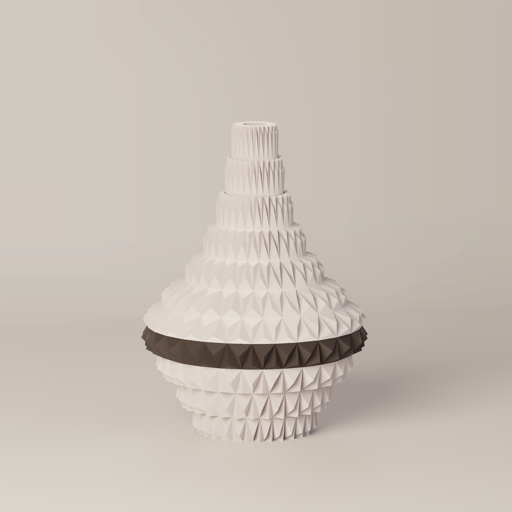 Puti - Custom Modern Geometric 3D Printed Decor Vessel