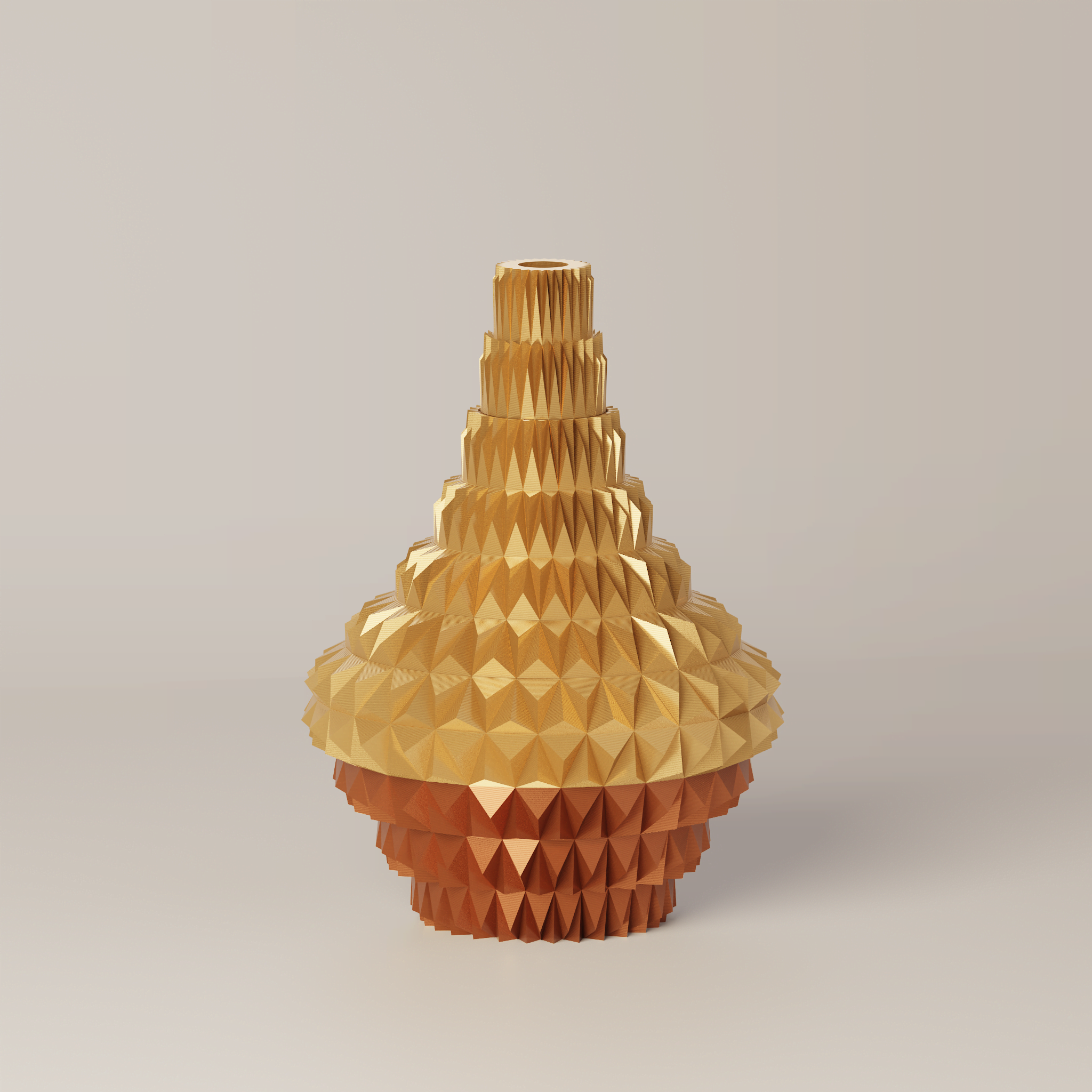 Puti - Custom Geometric 3D Printed Decor Vessel