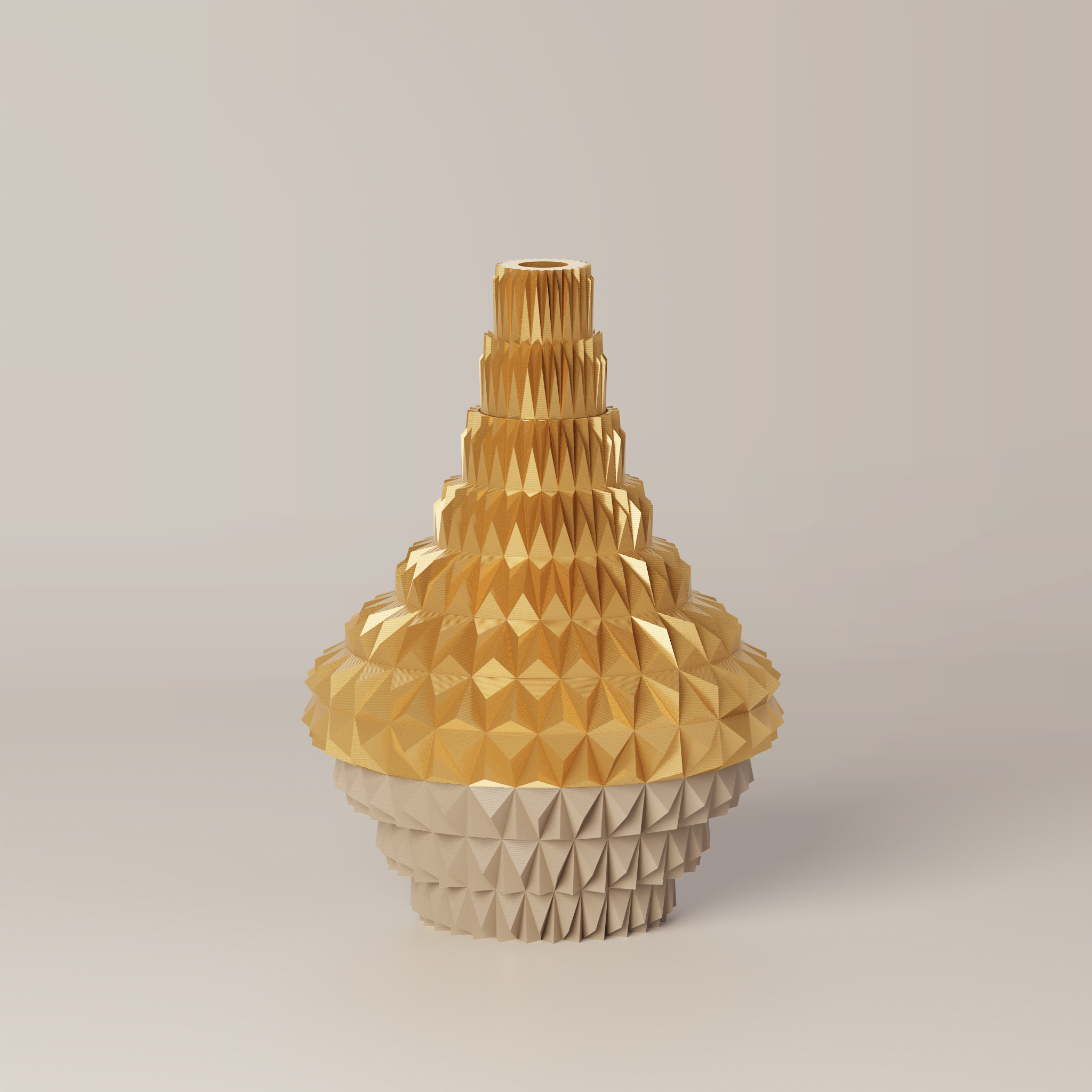 Puti - Custom Geometric 3D Printed Decor Vessel