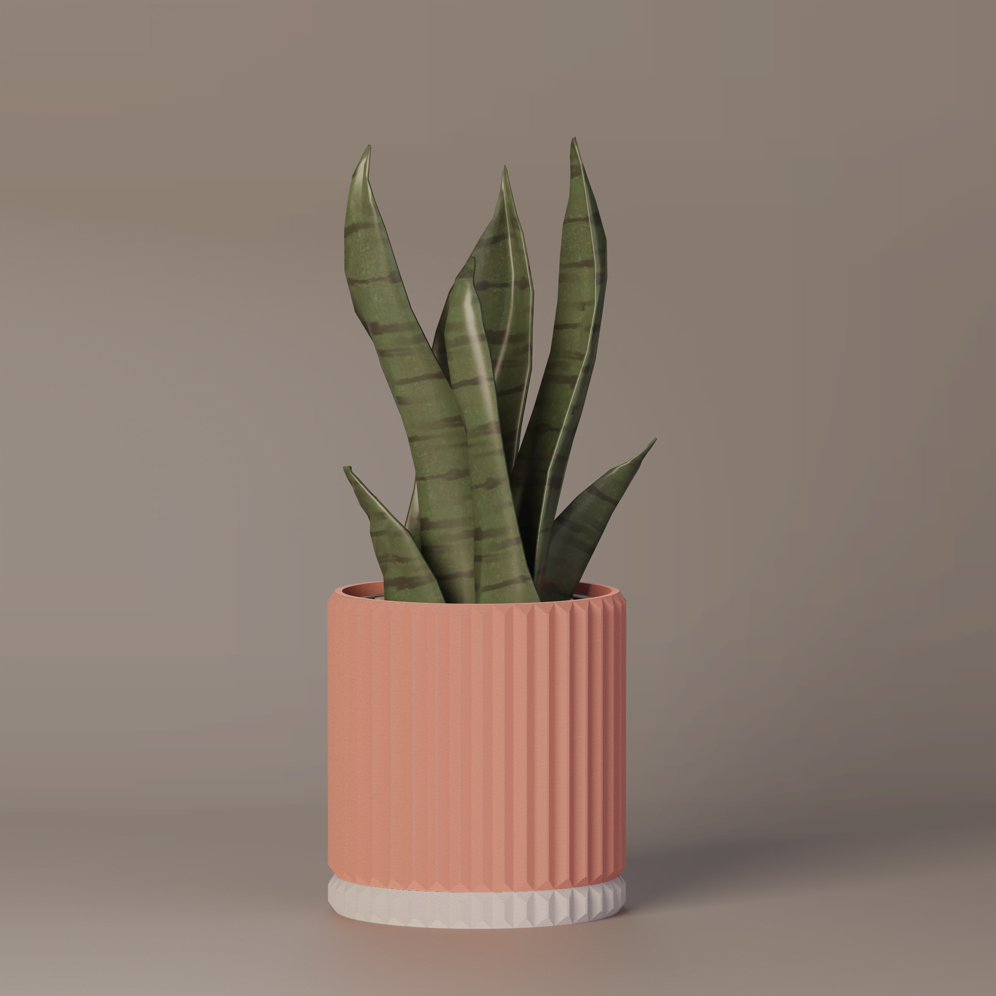 Merry - Ribbed Modern Planter