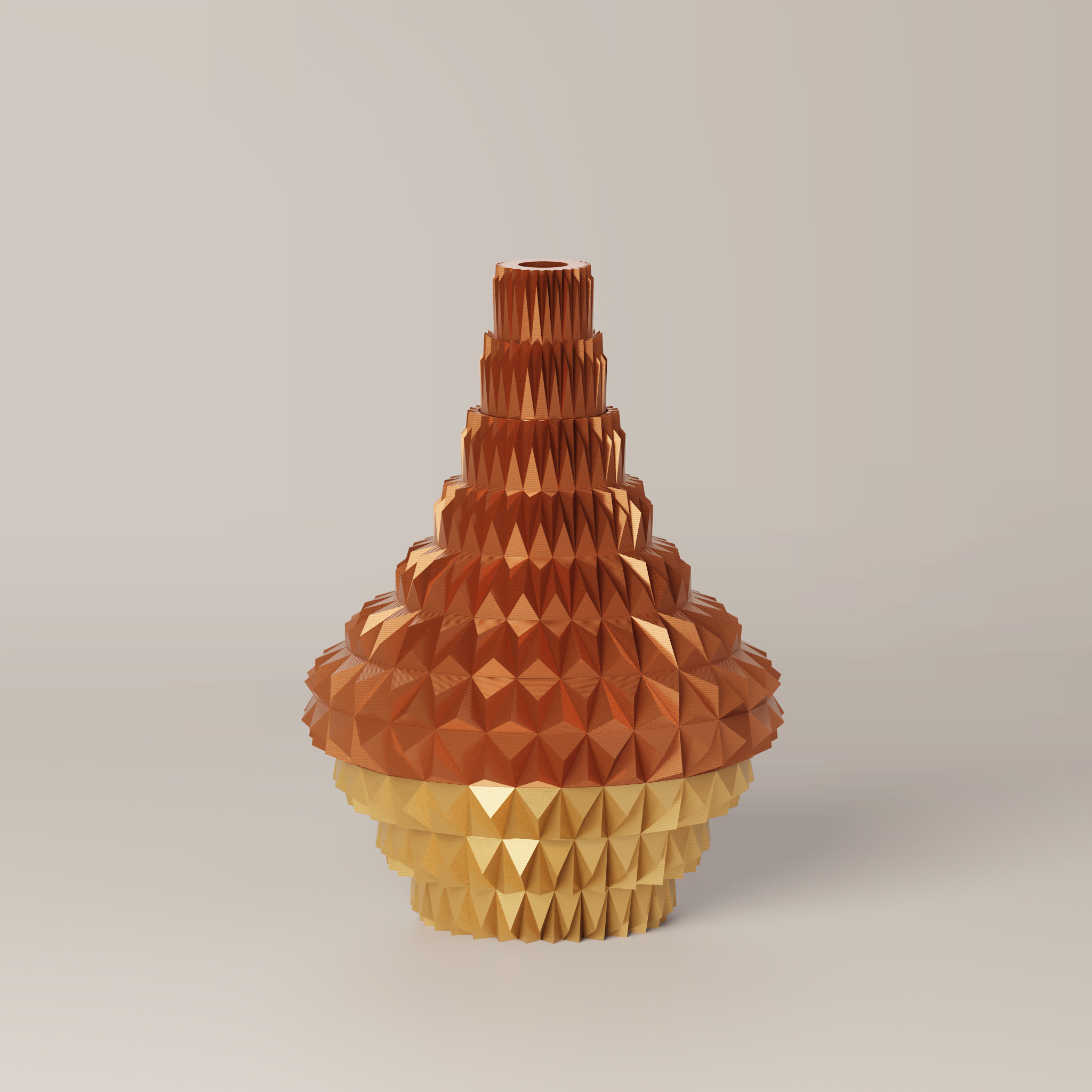 Puti - Custom Geometric 3D Printed Decor Vessel